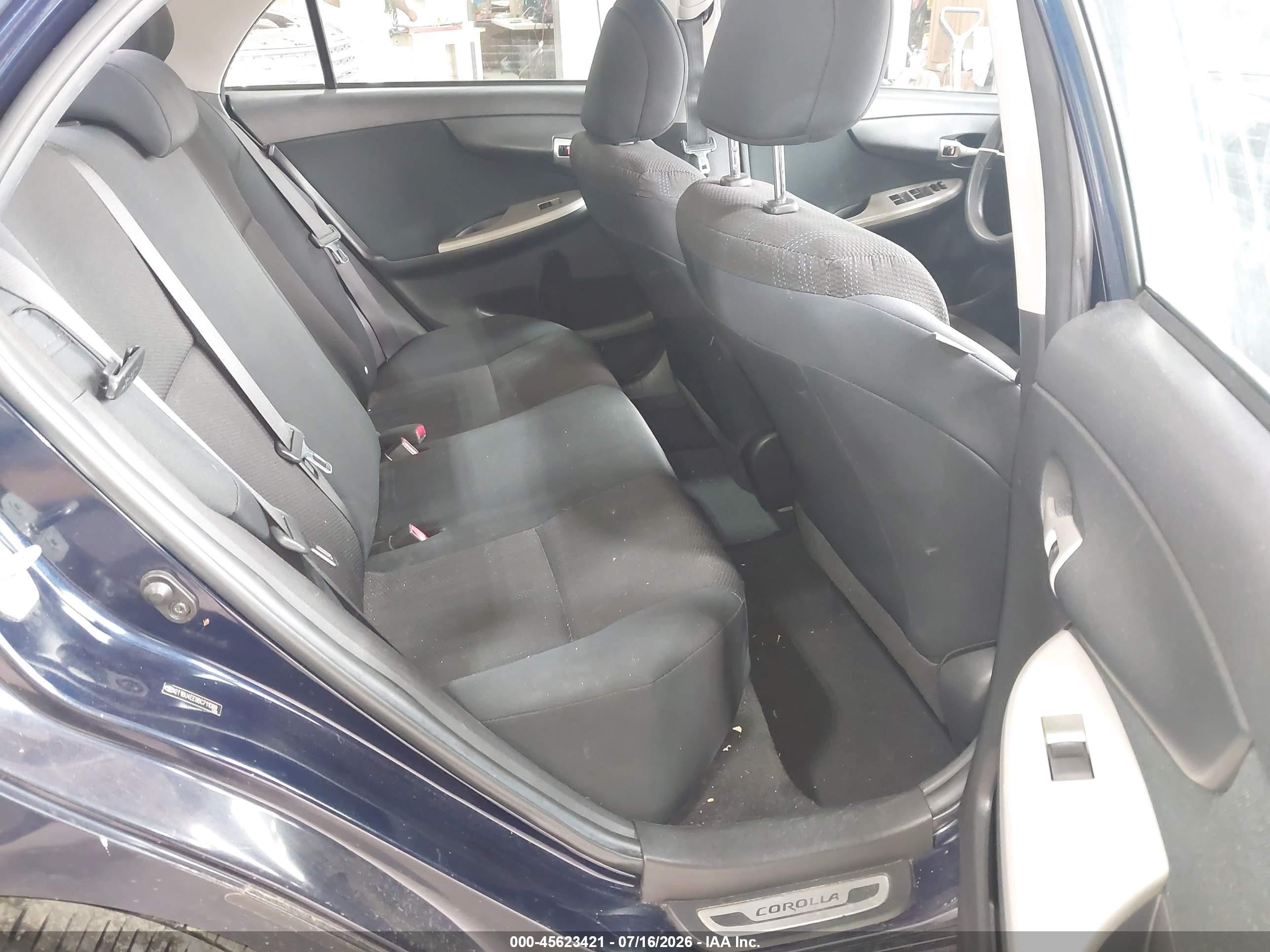 2011 Toyota Corolla S Blue vin: 2T1BU4EE8BC711088