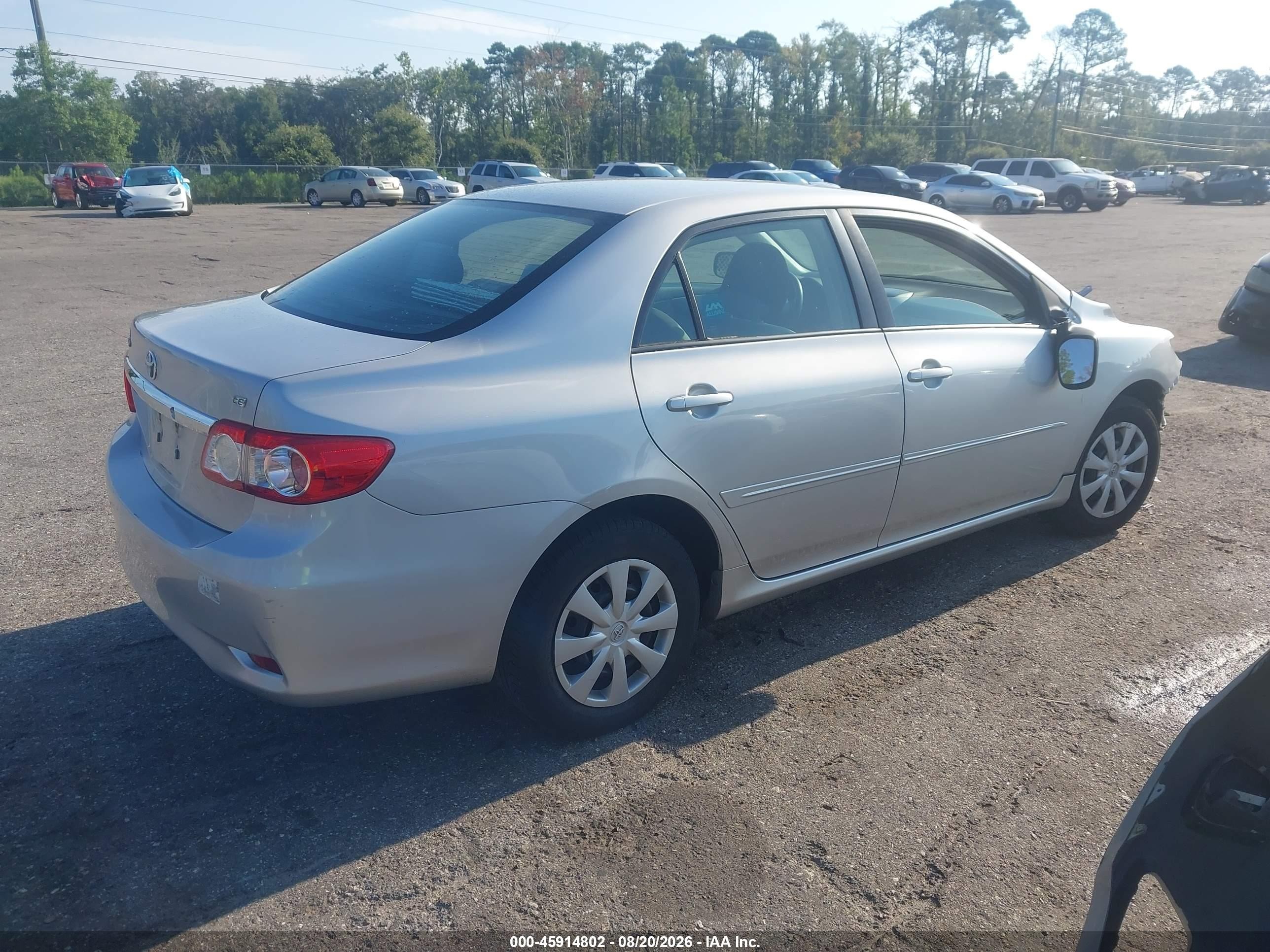 2011 Toyota Corolla Le Серебряный vin: 2T1BU4EE8BC713651