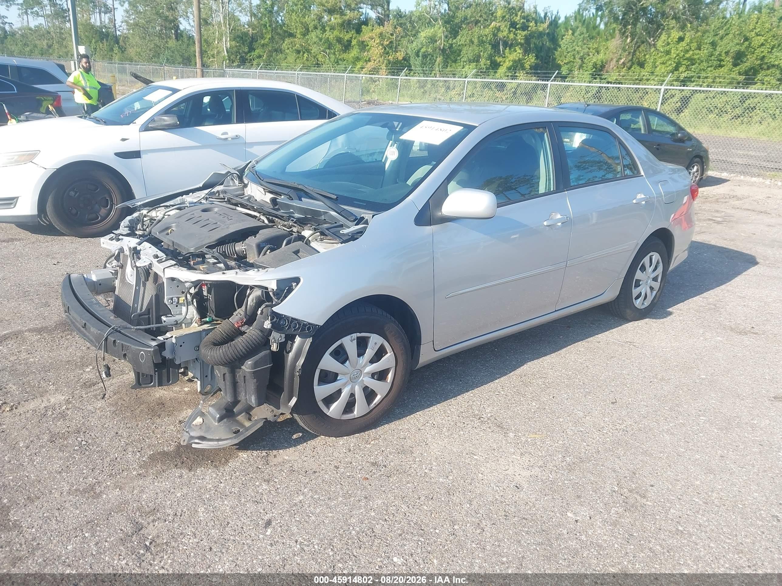 2011 Toyota Corolla Le Серебряный vin: 2T1BU4EE8BC713651