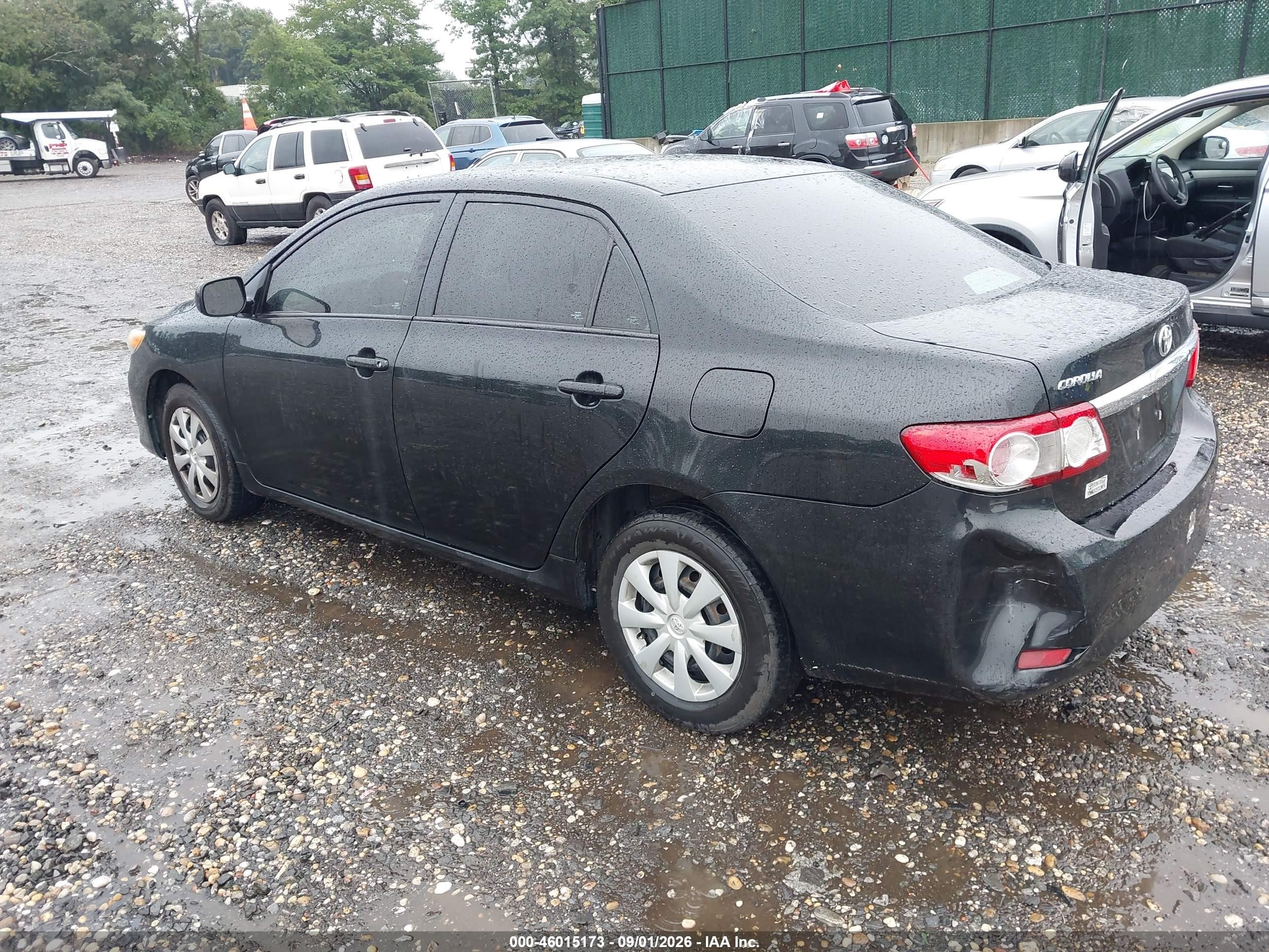 2011 Toyota Corolla Le Black vin: 2T1BU4EE8BC717568