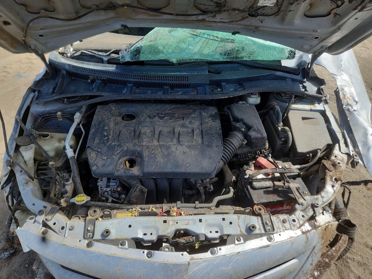 2011 Toyota Corolla S Silver vin: 2T1BU4EE8BC734631