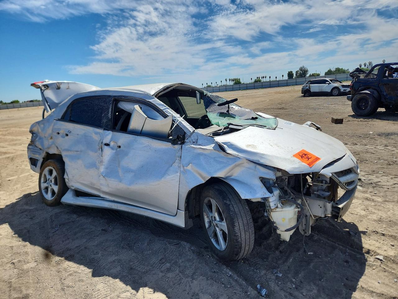 2011 Toyota Corolla S Silver vin: 2T1BU4EE8BC734631