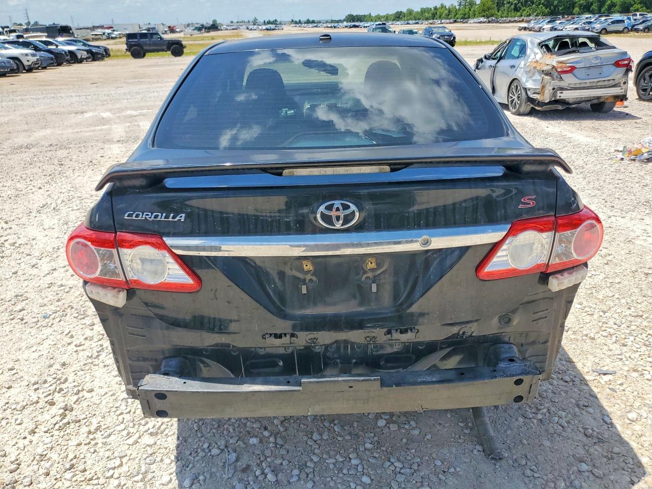 2011 Toyota Corolla S Black vin: 2T1BU4EE8BC736847
