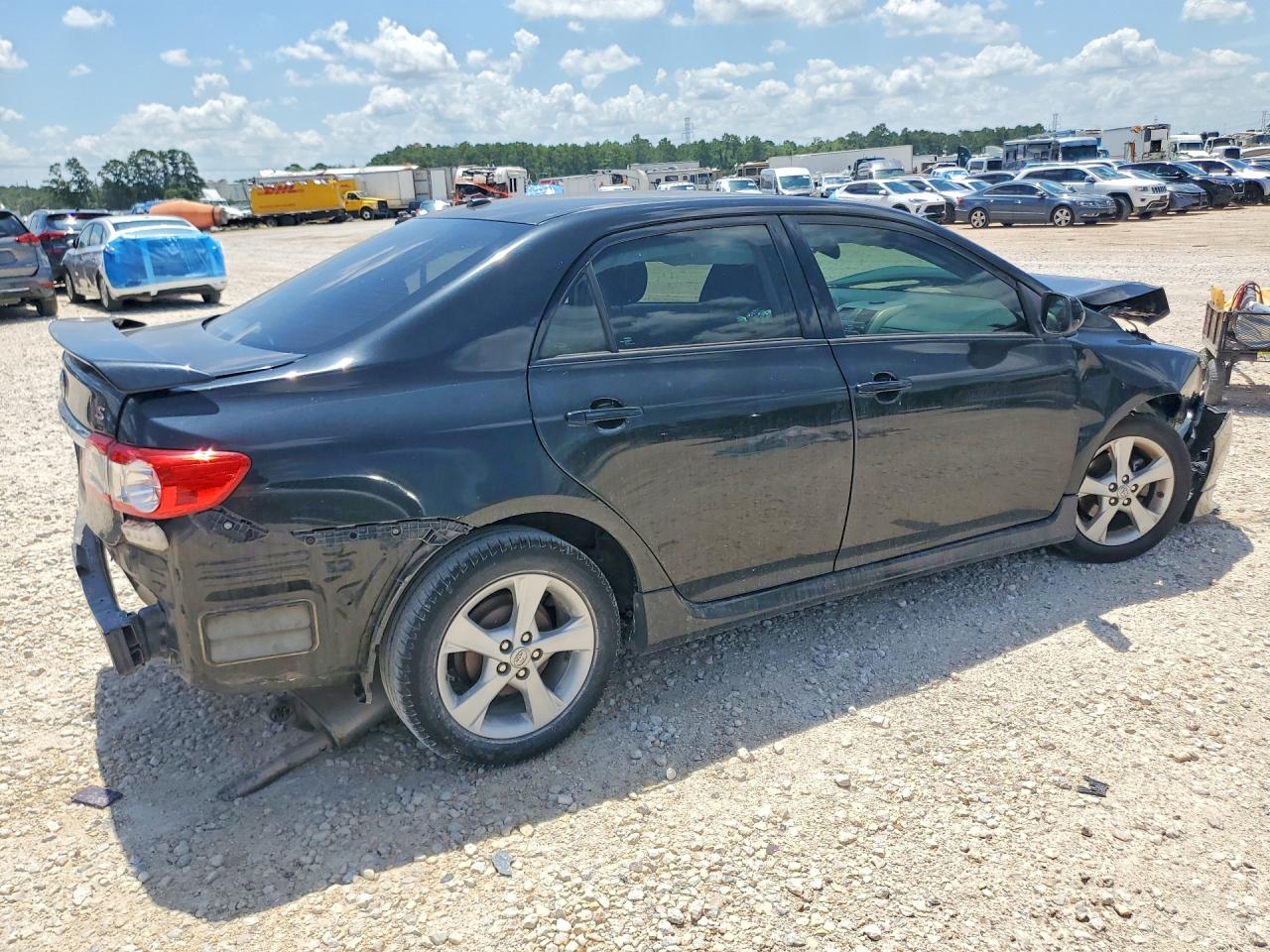 2011 Toyota Corolla S Black vin: 2T1BU4EE8BC736847
