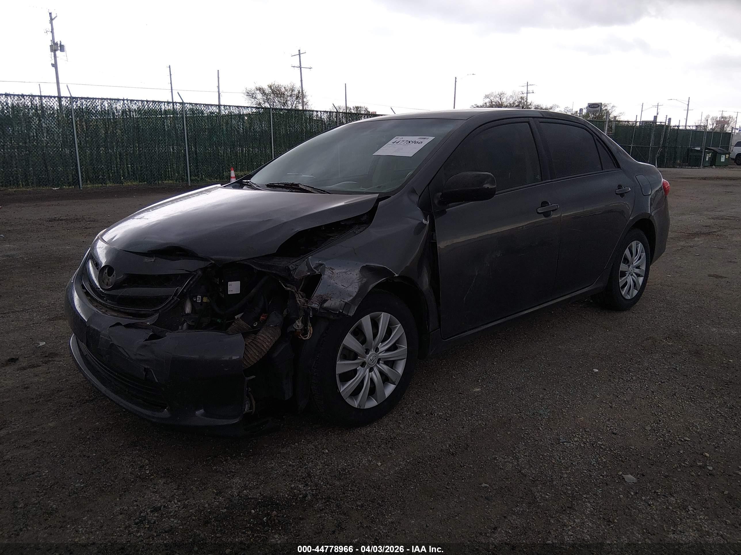 2012 Toyota Corolla Le Gray vin: 2T1BU4EE8CC760843