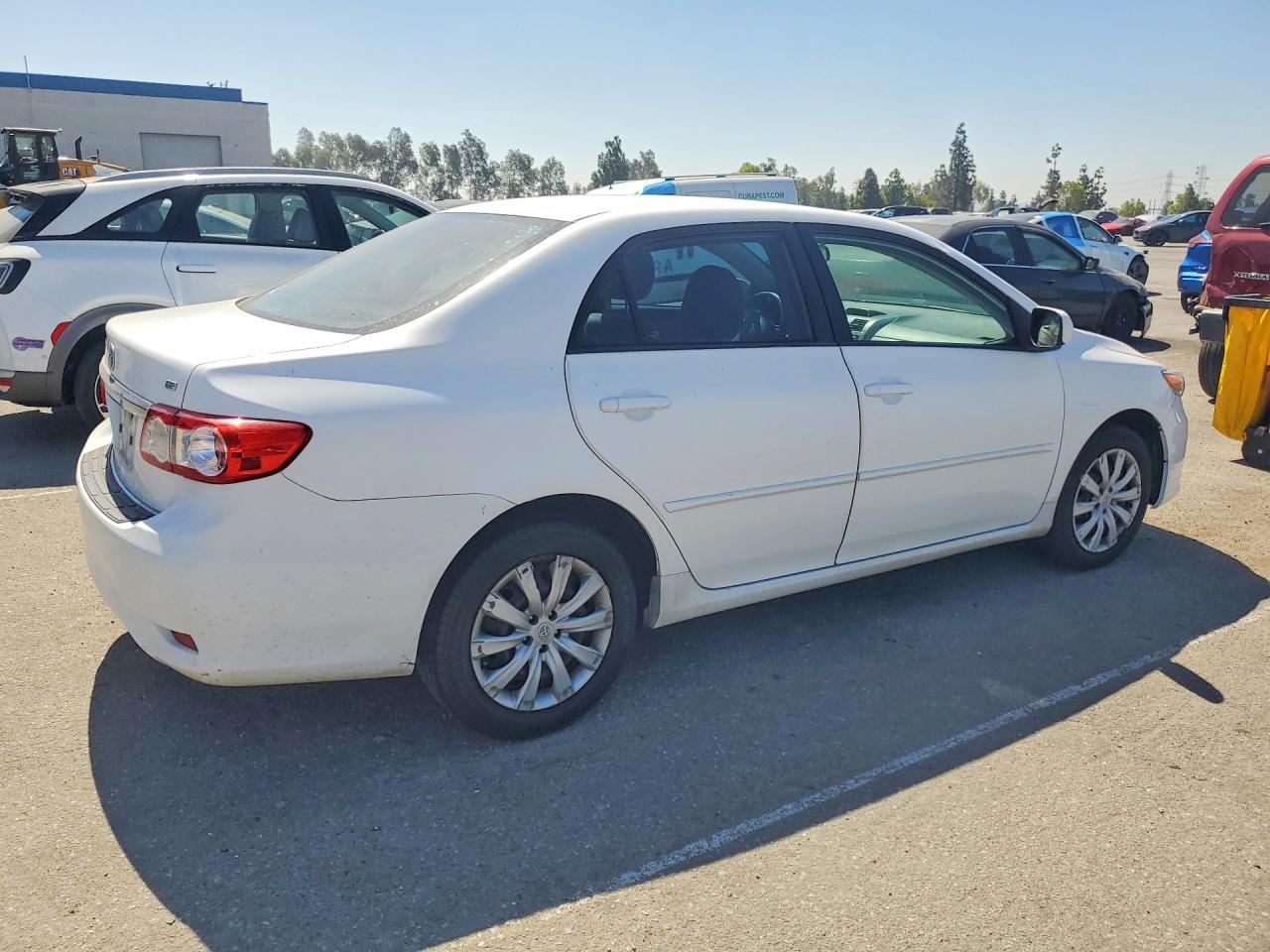 2012 Toyota Corolla Le White vin: 2T1BU4EE8CC765234