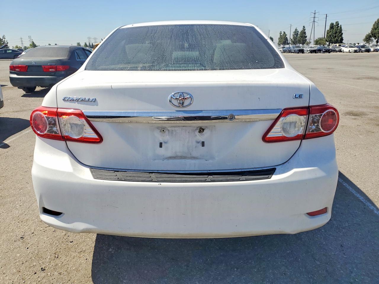 2012 Toyota Corolla Le White vin: 2T1BU4EE8CC765234