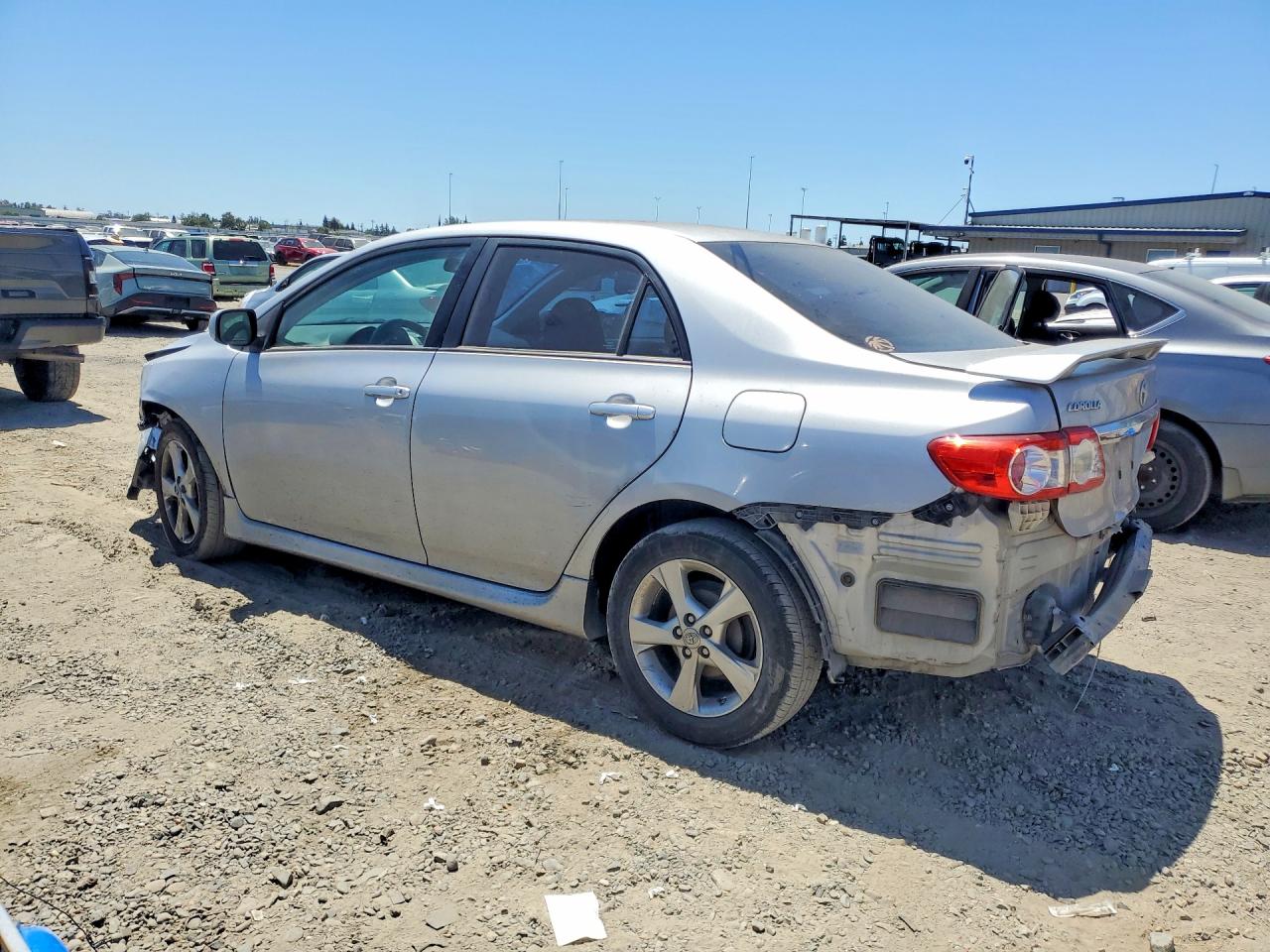 2012 Toyota Corolla S Silver vin: 2T1BU4EE8CC766349