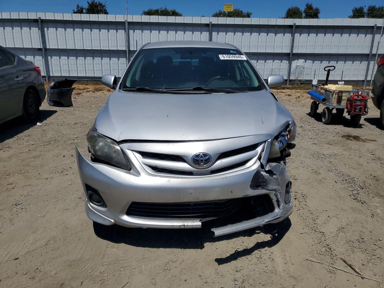 2012 Toyota Corolla S Silver vin: 2T1BU4EE8CC766349