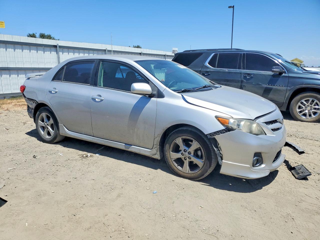 2012 Toyota Corolla S Silver vin: 2T1BU4EE8CC766349