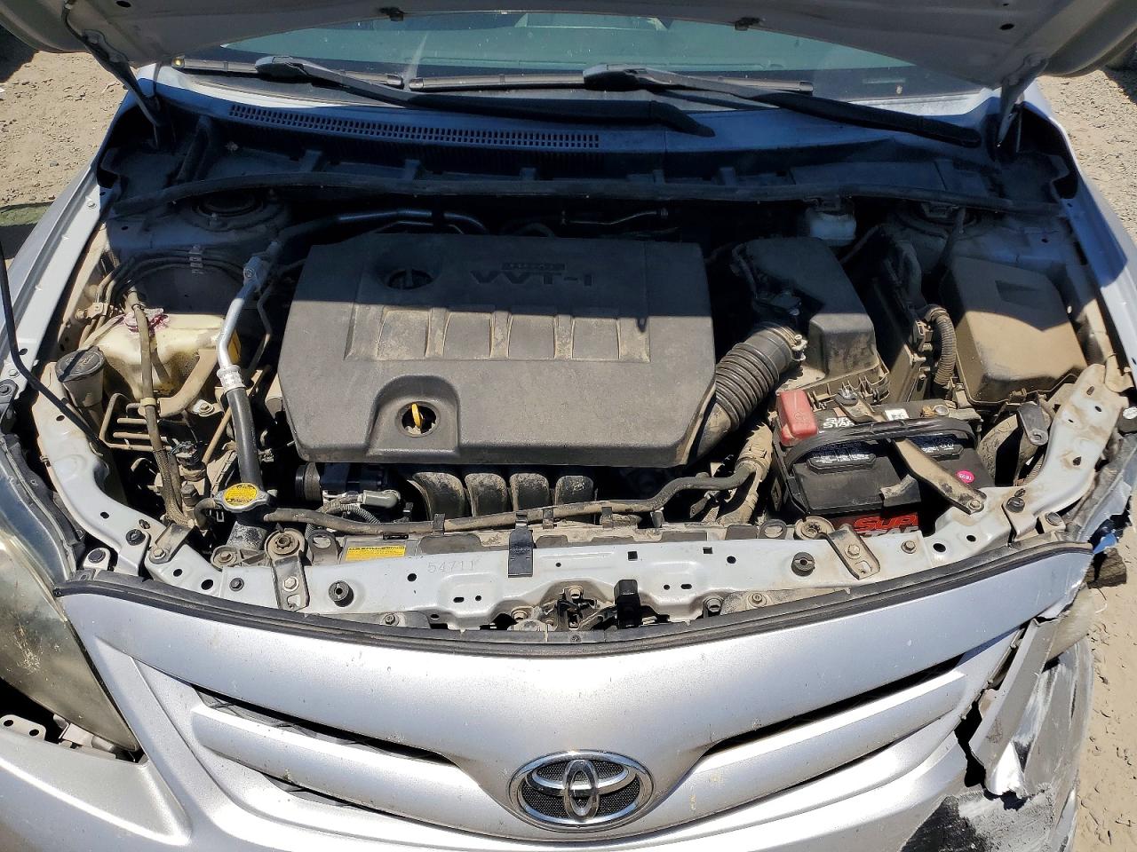 2012 Toyota Corolla S Silver vin: 2T1BU4EE8CC766349