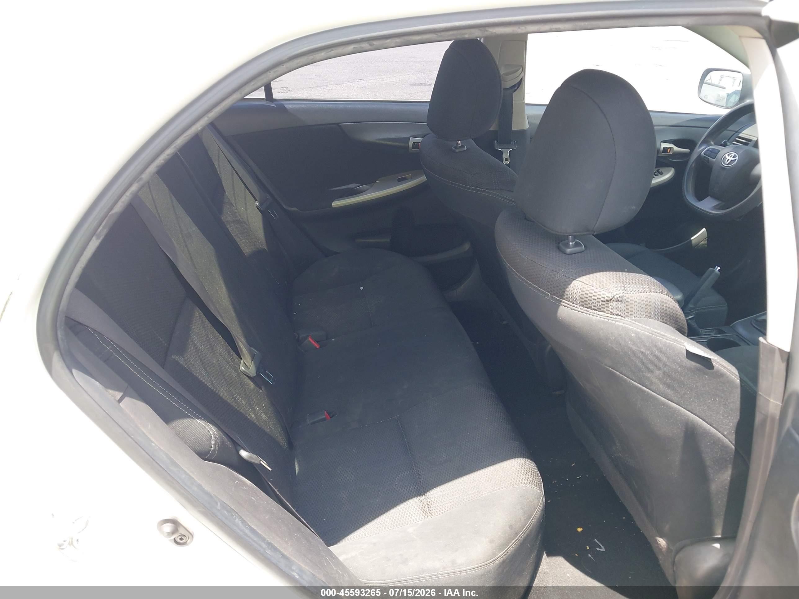 2012 Toyota Corolla S White vin: 2T1BU4EE8CC771714