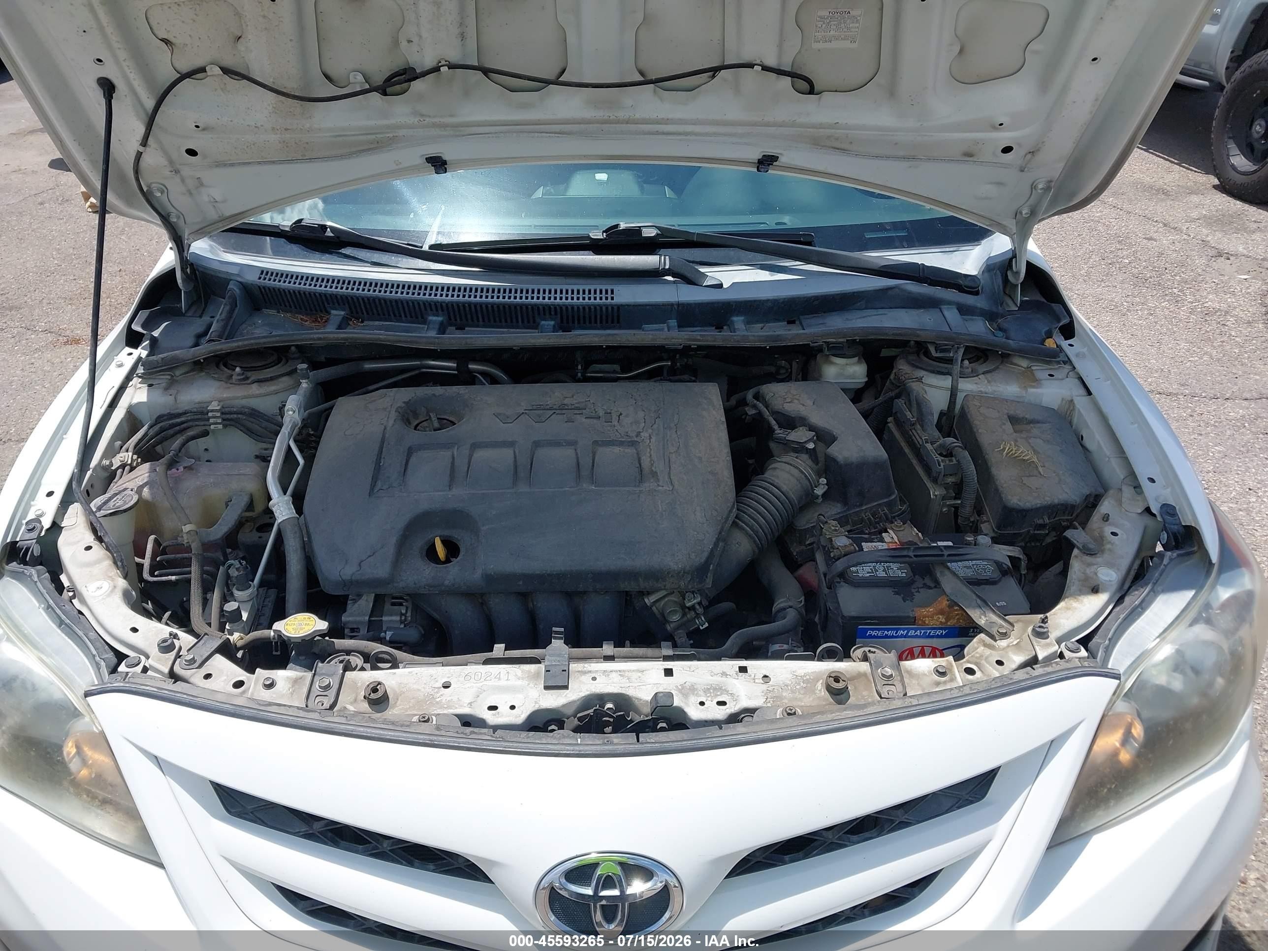 2012 Toyota Corolla S White vin: 2T1BU4EE8CC771714
