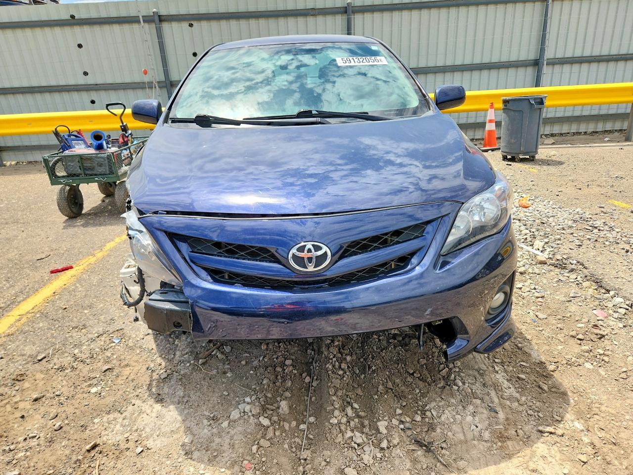 2012 Toyota Corolla S Blue vin: 2T1BU4EE8CC772930