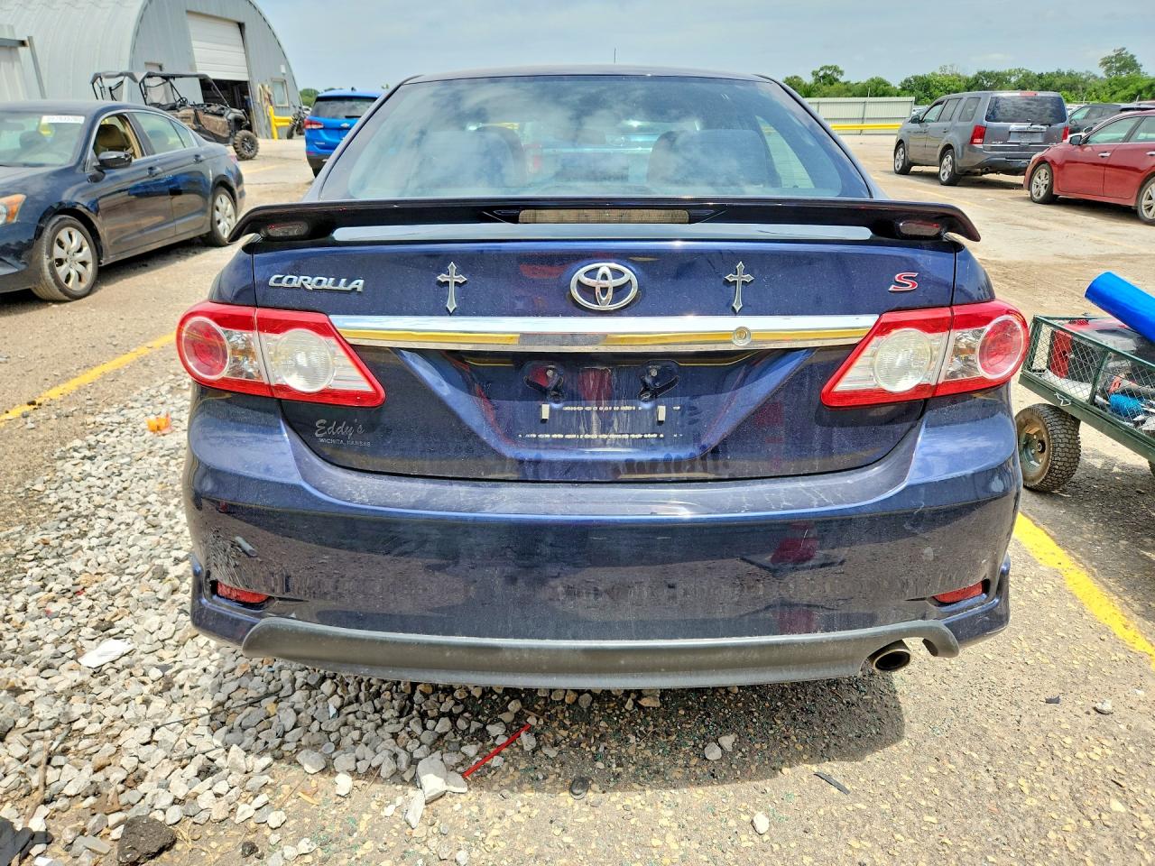 2012 Toyota Corolla S Blue vin: 2T1BU4EE8CC772930