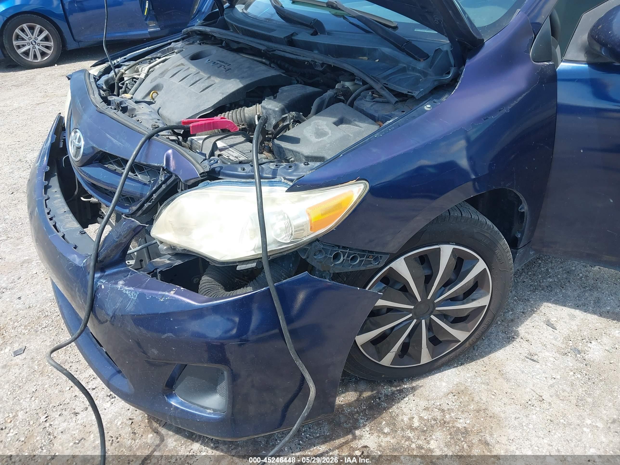 2012 Toyota Corolla Le Blue vin: 2T1BU4EE8CC774032