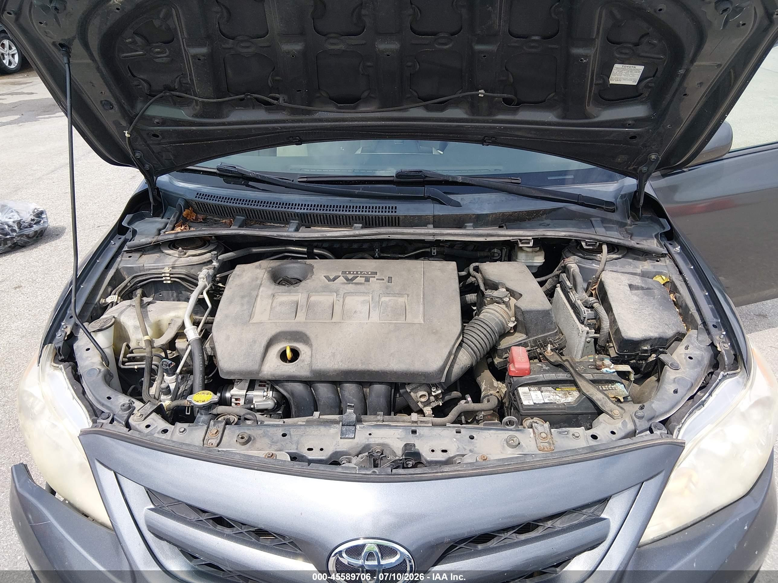 2012 Toyota Corolla Le Gray vin: 2T1BU4EE8CC781157