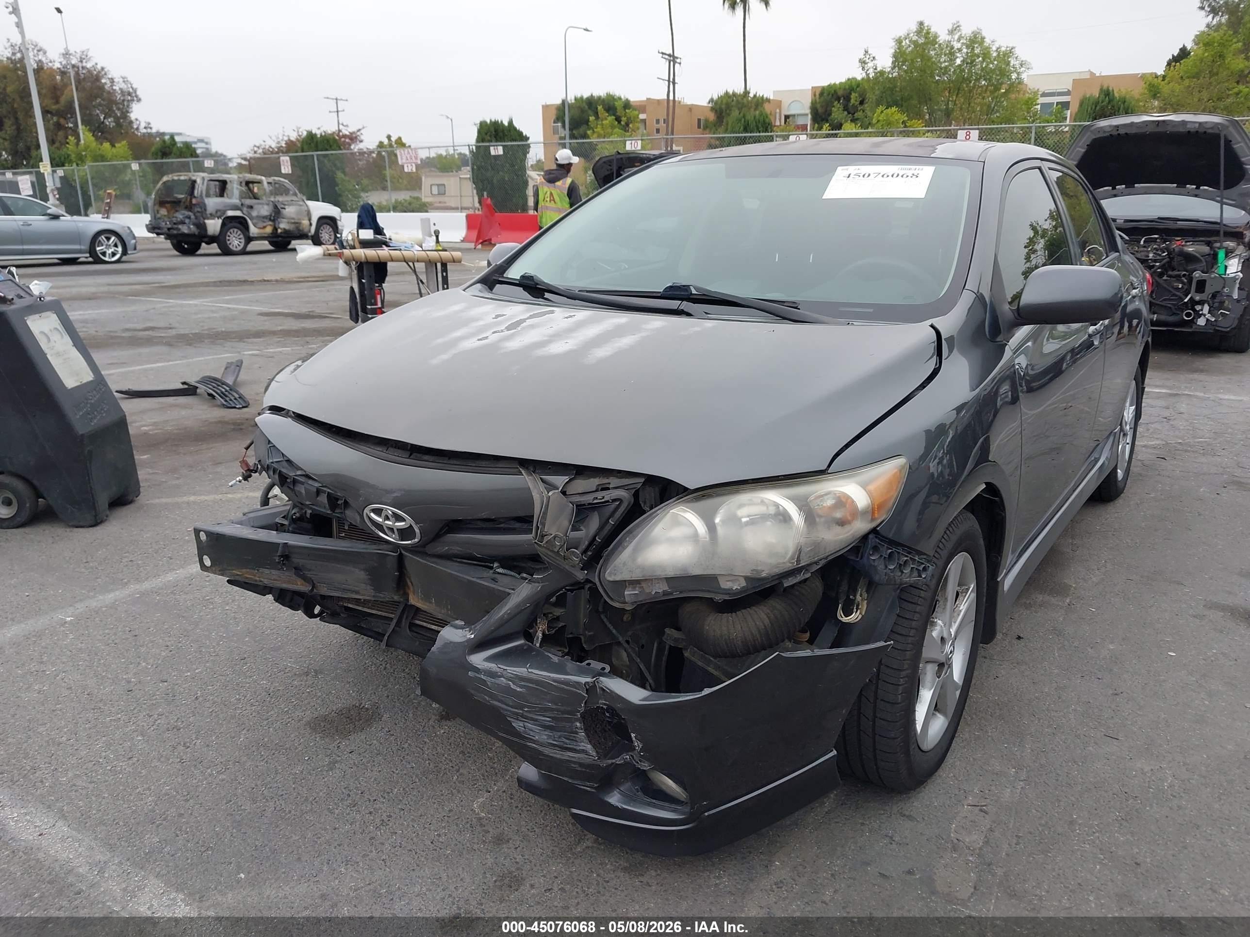 2012 Toyota Corolla S Gray vin: 2T1BU4EE8CC784026
