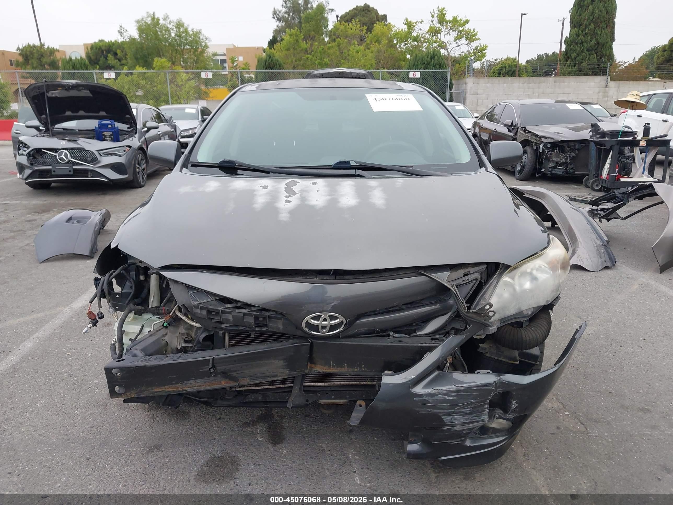 2012 Toyota Corolla S Gray vin: 2T1BU4EE8CC784026
