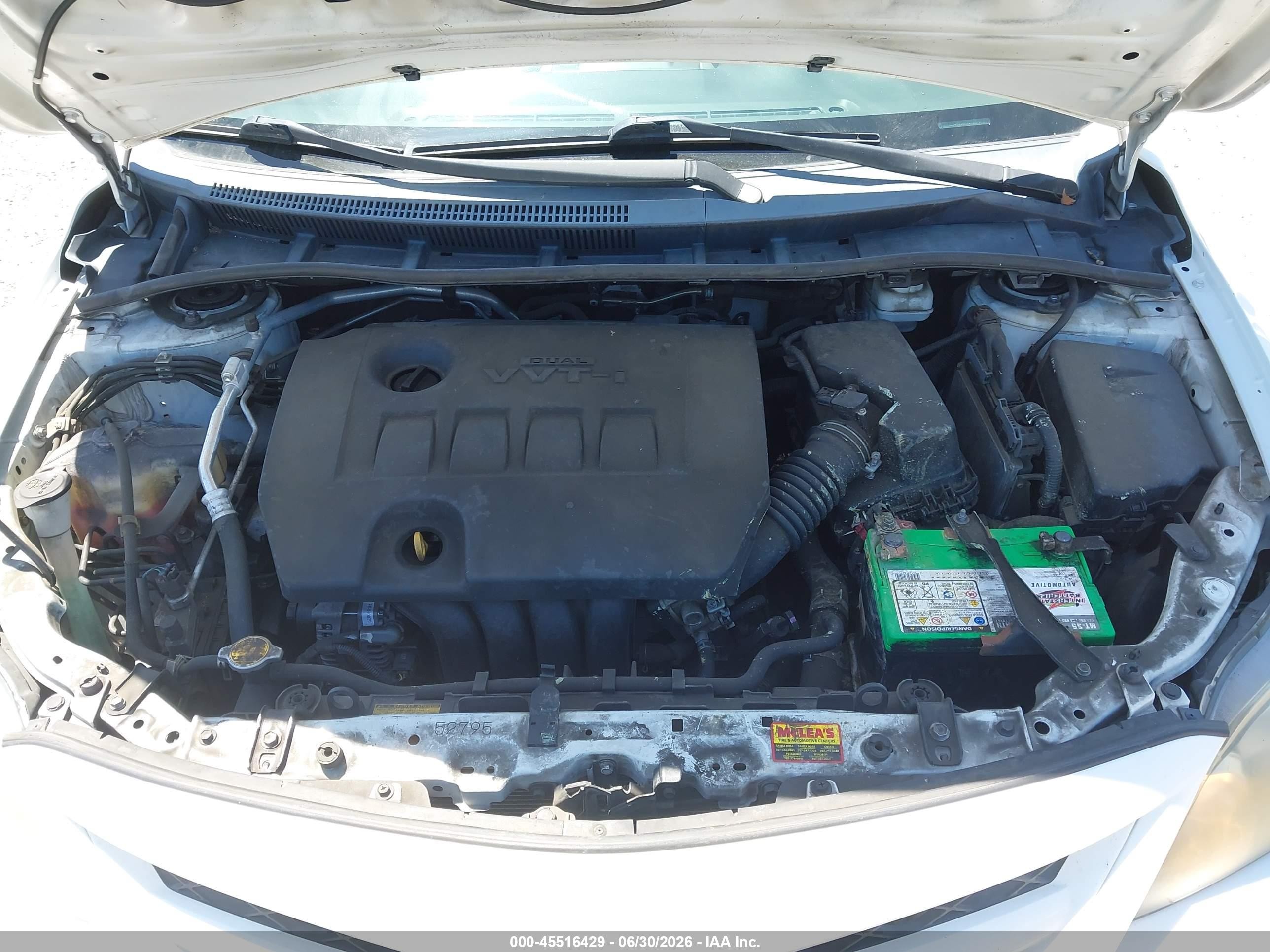 2012 Toyota Corolla S Белый vin: 2T1BU4EE8CC813086