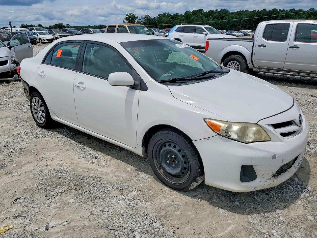 2012 Toyota Corolla Le White vin: 2T1BU4EE8CC825237