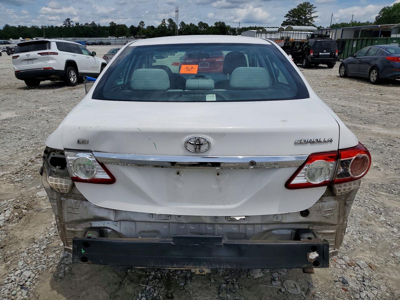 2012 Toyota Corolla Le White vin: 2T1BU4EE8CC825237