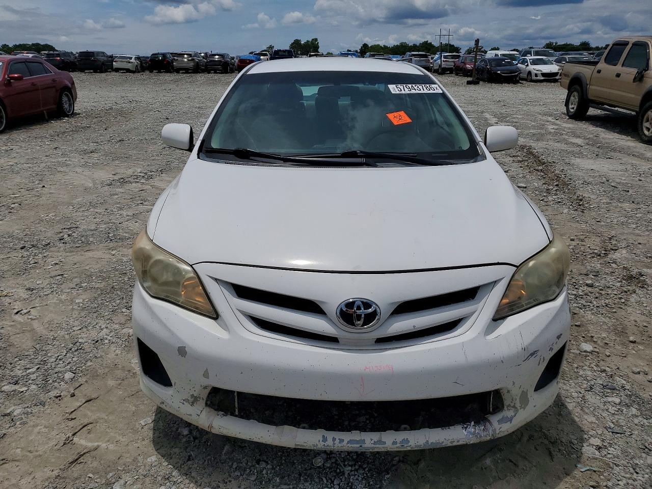 2012 Toyota Corolla Le White vin: 2T1BU4EE8CC825237