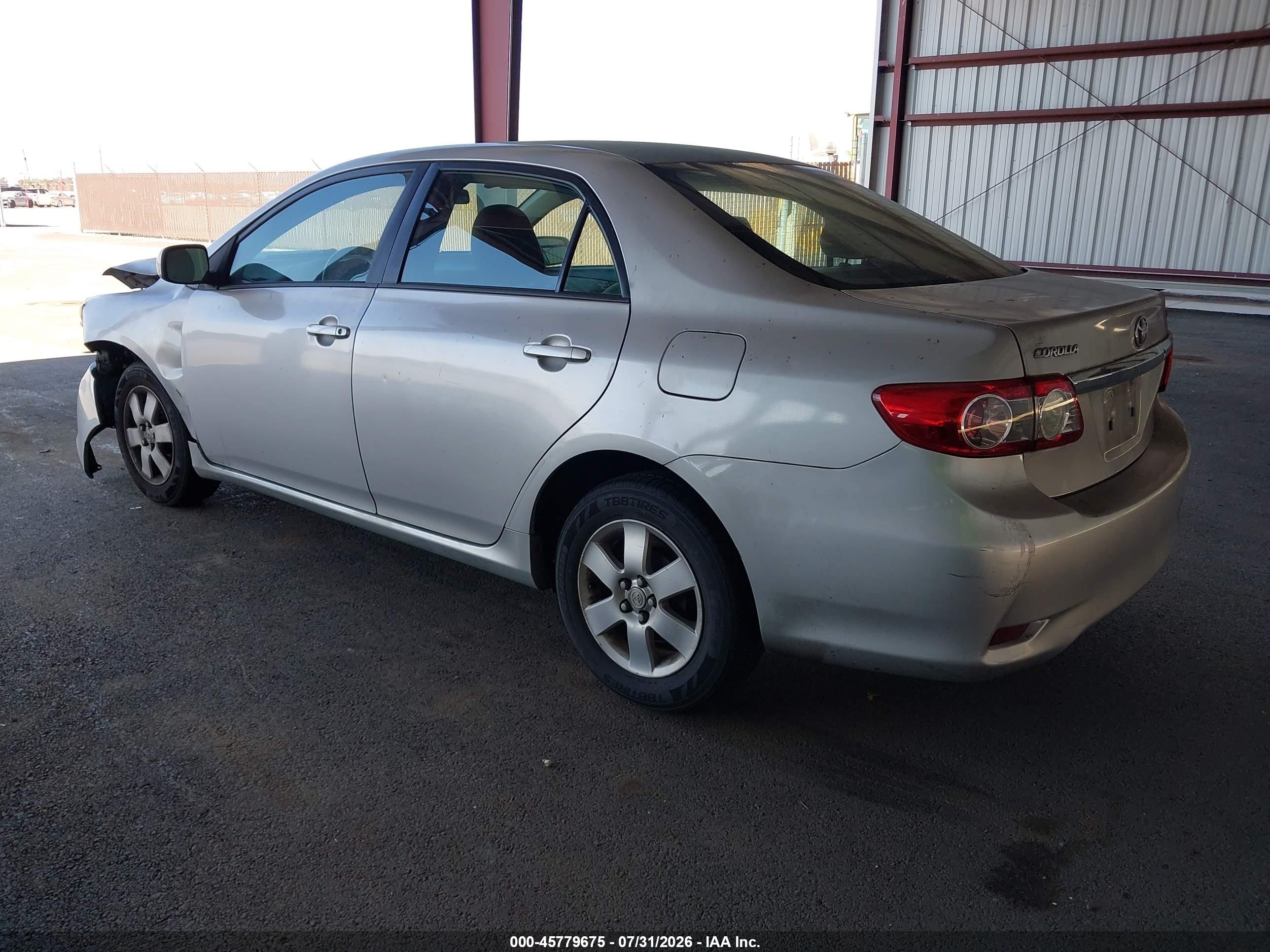 2012 Toyota Corolla Le Серебряный vin: 2T1BU4EE8CC825755