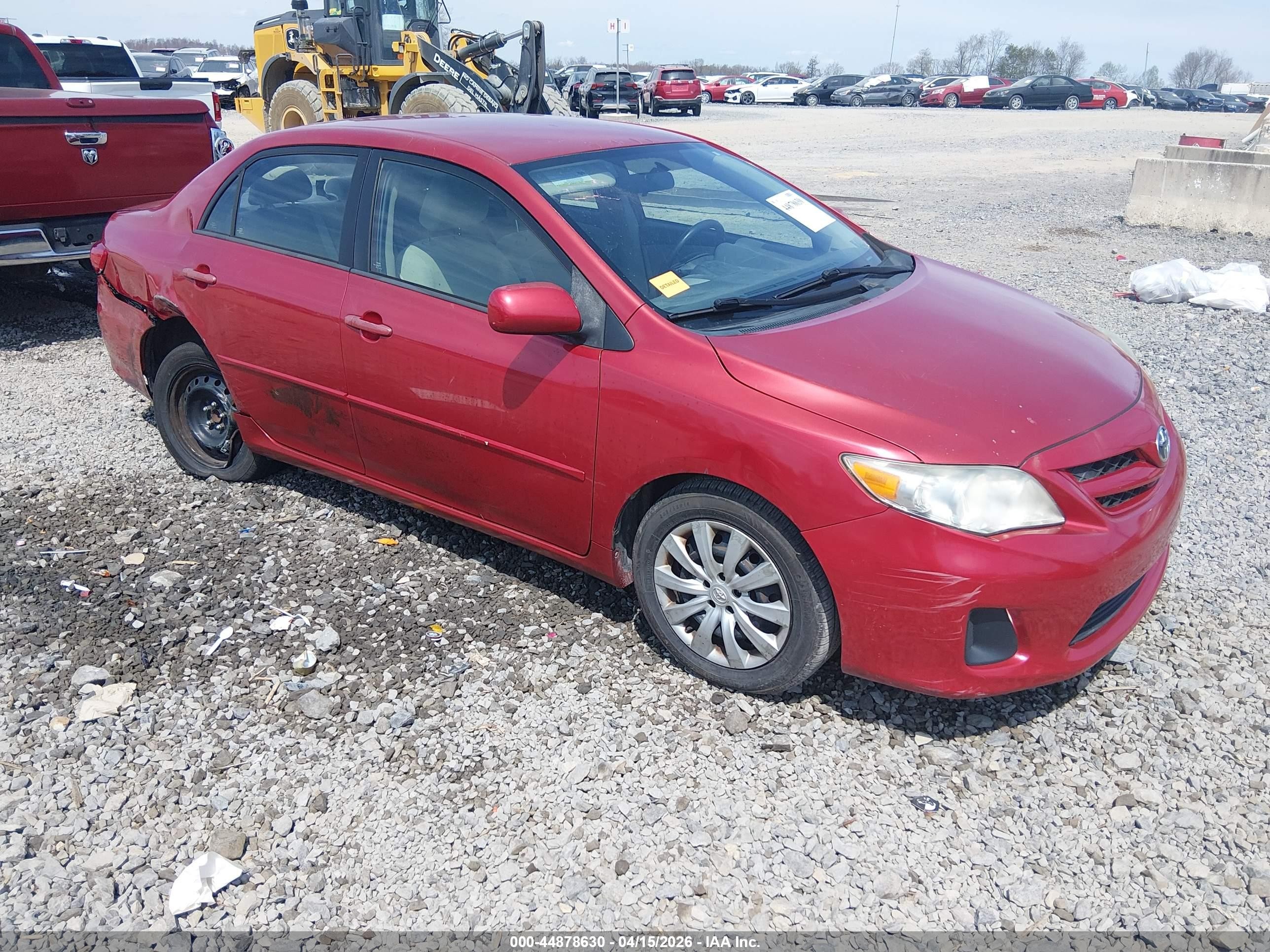 2012 Toyota Corolla Le Red vin: 2T1BU4EE8CC850834