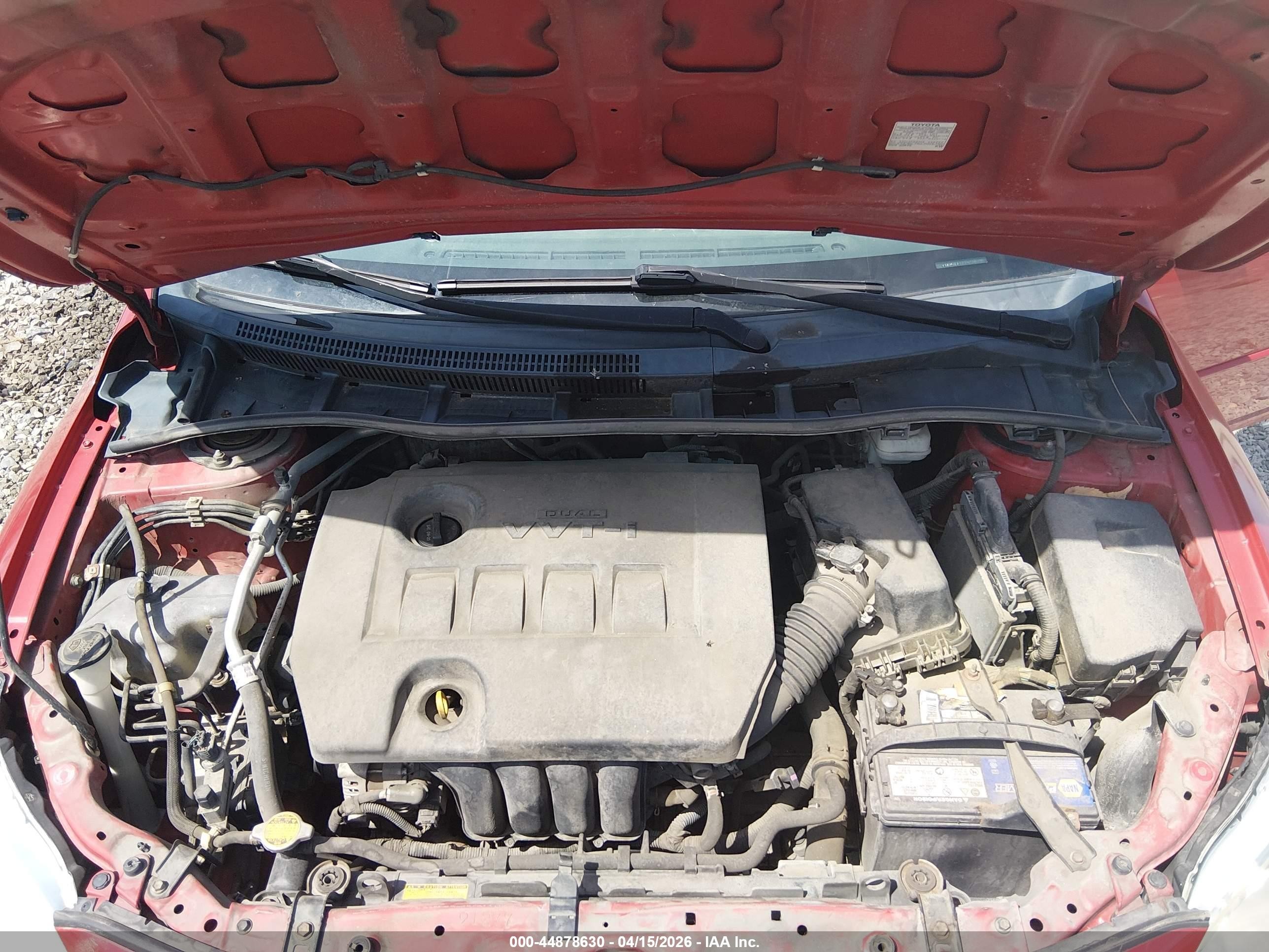 2012 Toyota Corolla Le Red vin: 2T1BU4EE8CC850834