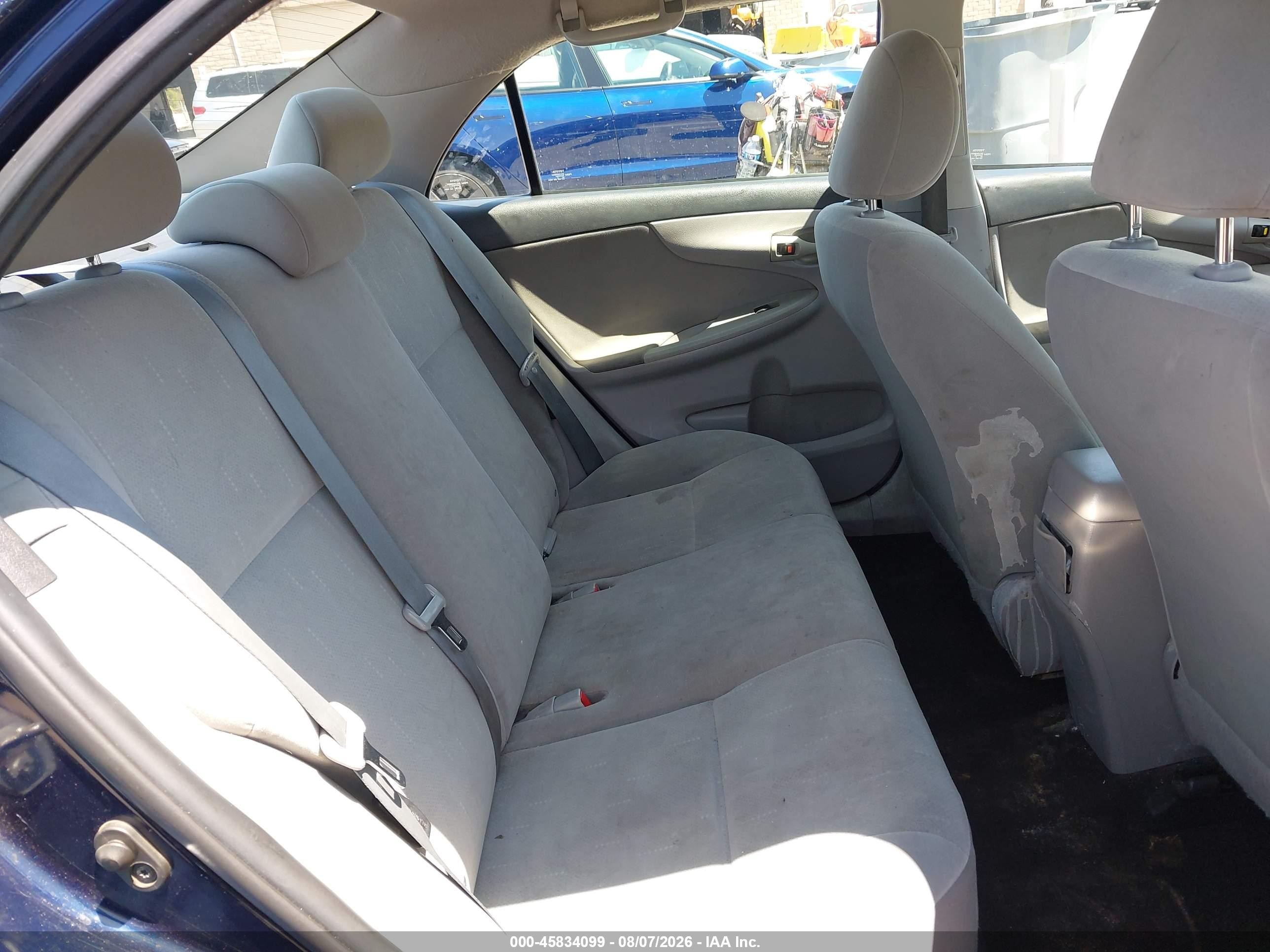 2012 Toyota Corolla L Dark Blue vin: 2T1BU4EE8CC856861