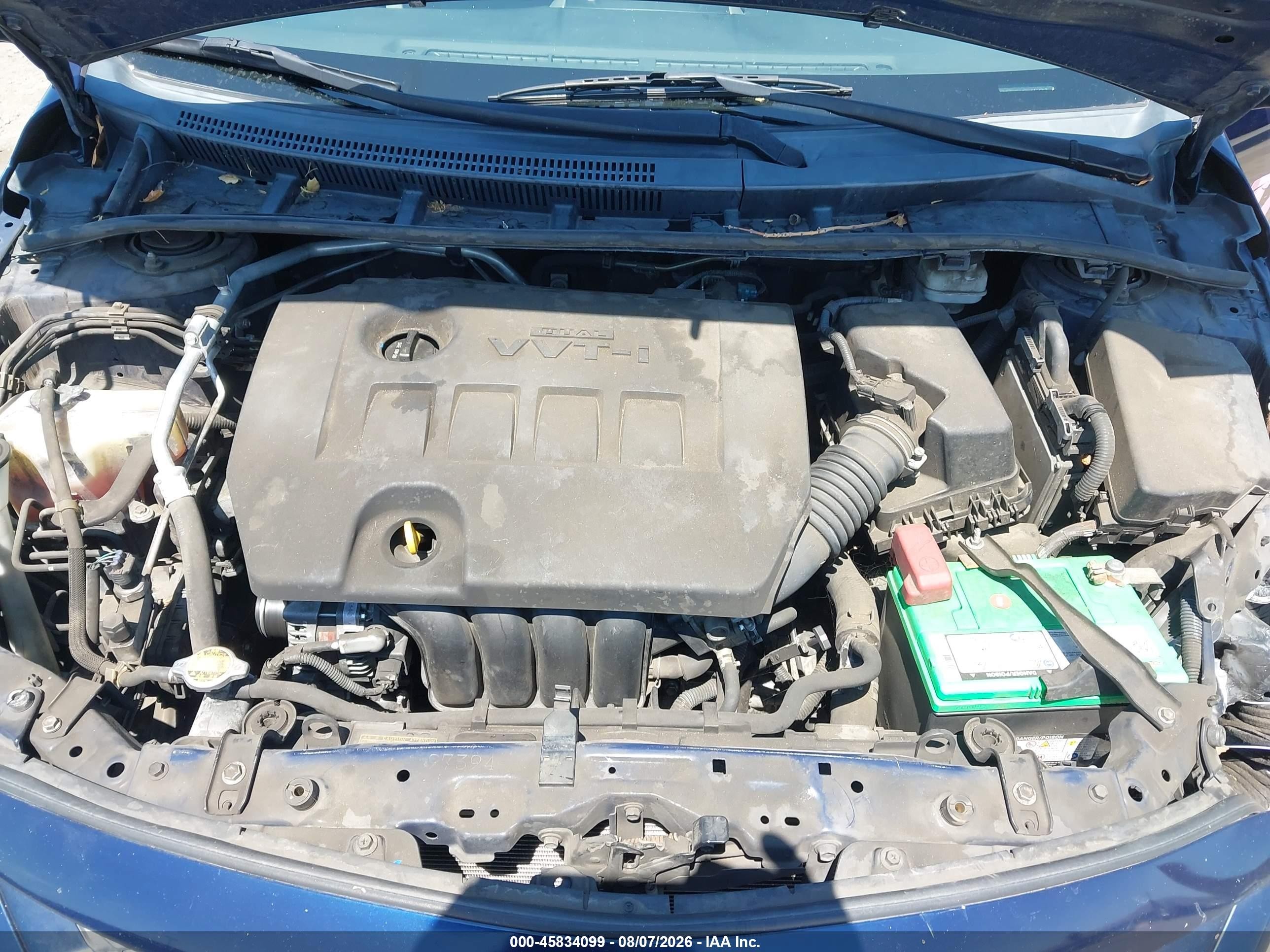 2012 Toyota Corolla L Dark Blue vin: 2T1BU4EE8CC856861