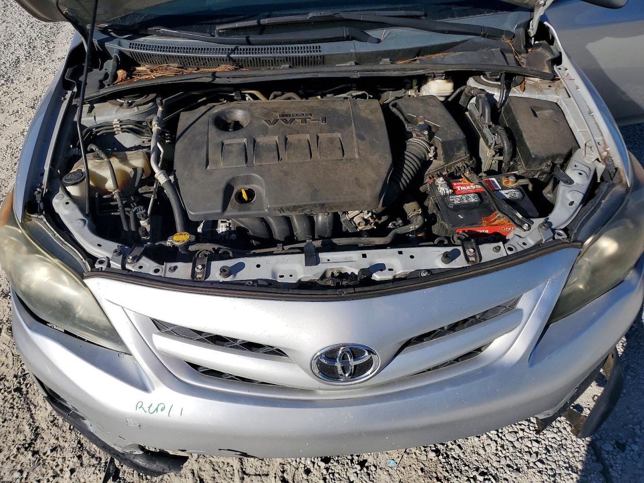 2012 Toyota Corolla S Silver vin: 2T1BU4EE8CC871280