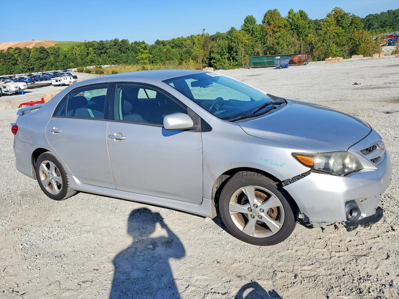 2012 Toyota Corolla S Silver vin: 2T1BU4EE8CC871280