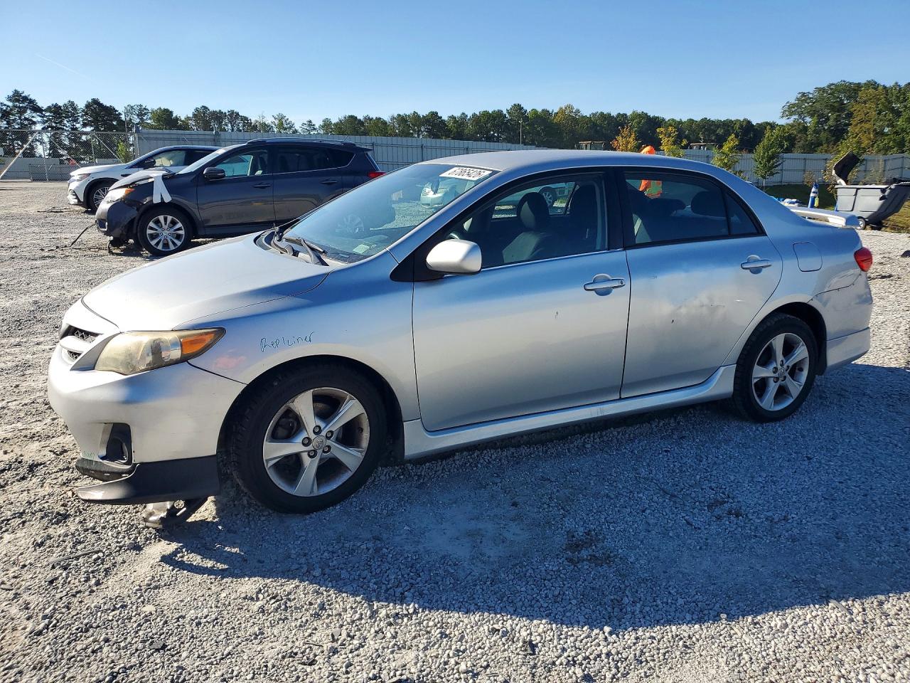 2012 Toyota Corolla S Silver vin: 2T1BU4EE8CC871280