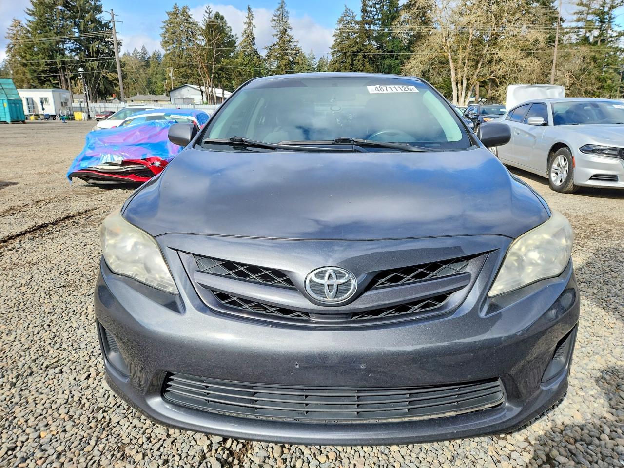 2012 Toyota Corolla Le Gray vin: 2T1BU4EE8CC872686