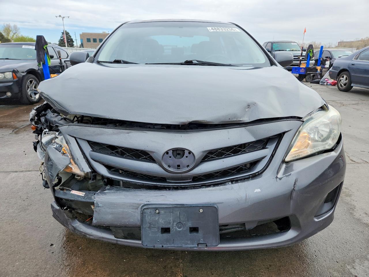 2012 Toyota Corolla Le Gray vin: 2T1BU4EE8CC884594