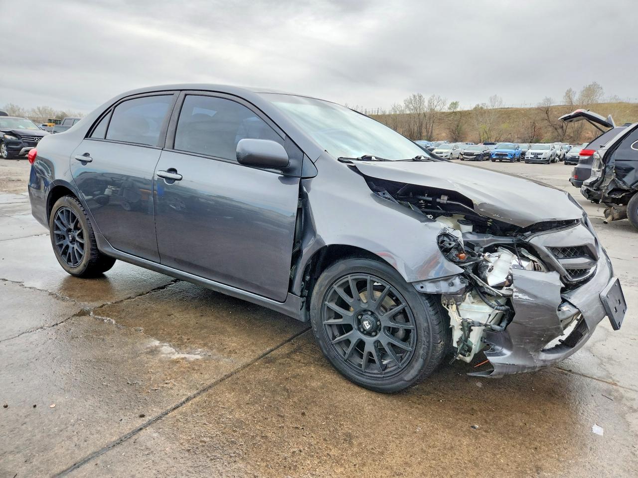 2012 Toyota Corolla Le Gray vin: 2T1BU4EE8CC884594