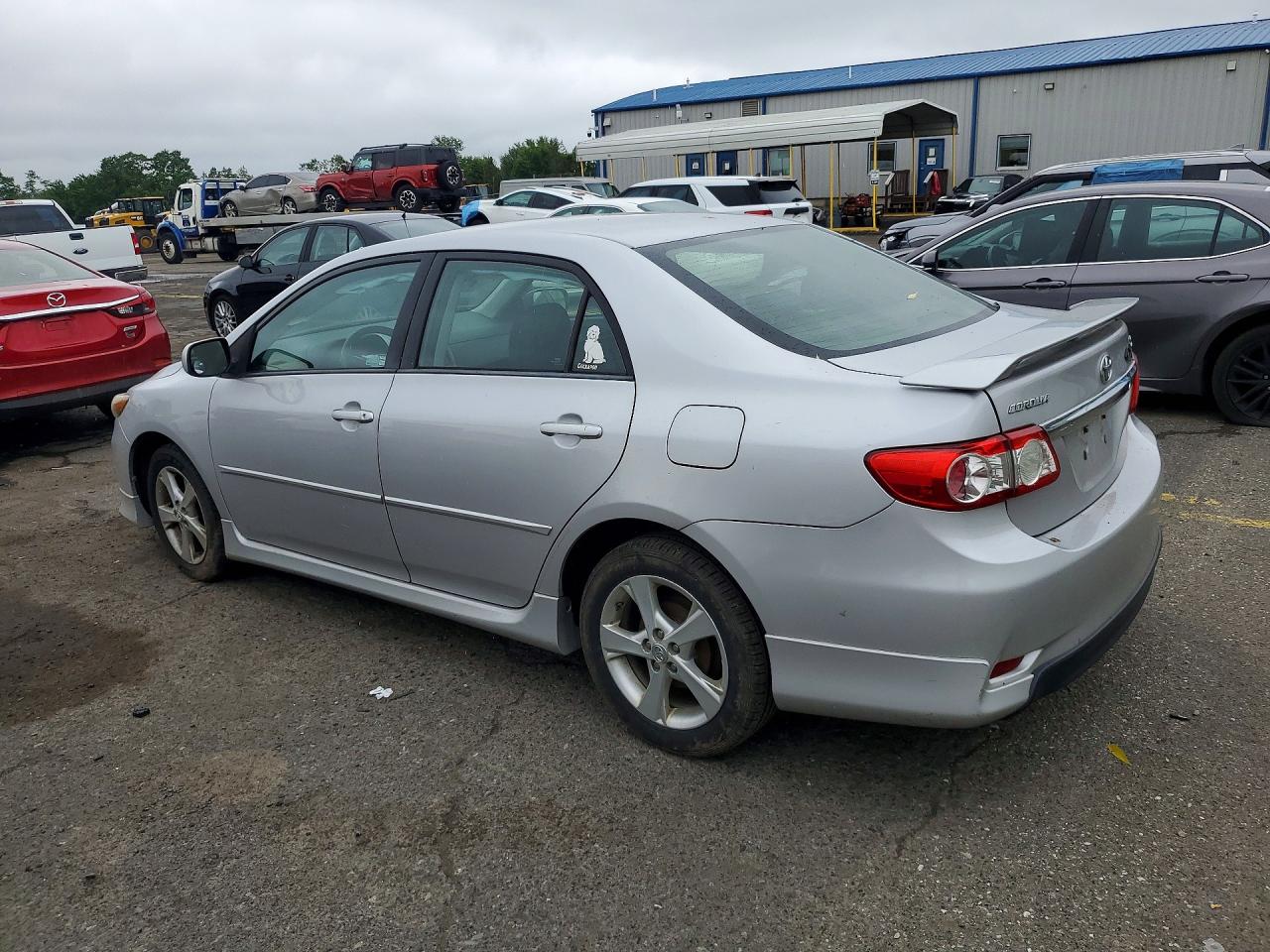 2012 Toyota Corolla S Silver vin: 2T1BU4EE8CC885079