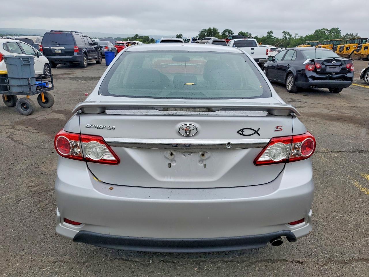 2012 Toyota Corolla S Silver vin: 2T1BU4EE8CC885079