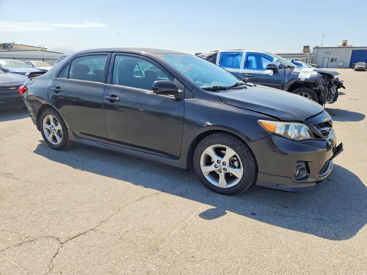 2012 Toyota Corolla S Black vin: 2T1BU4EE8CC889827