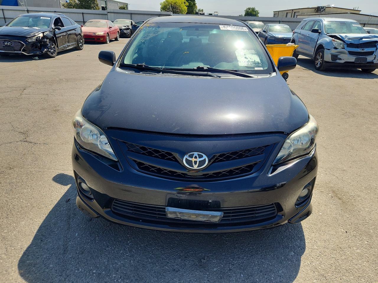 2012 Toyota Corolla S Black vin: 2T1BU4EE8CC889827