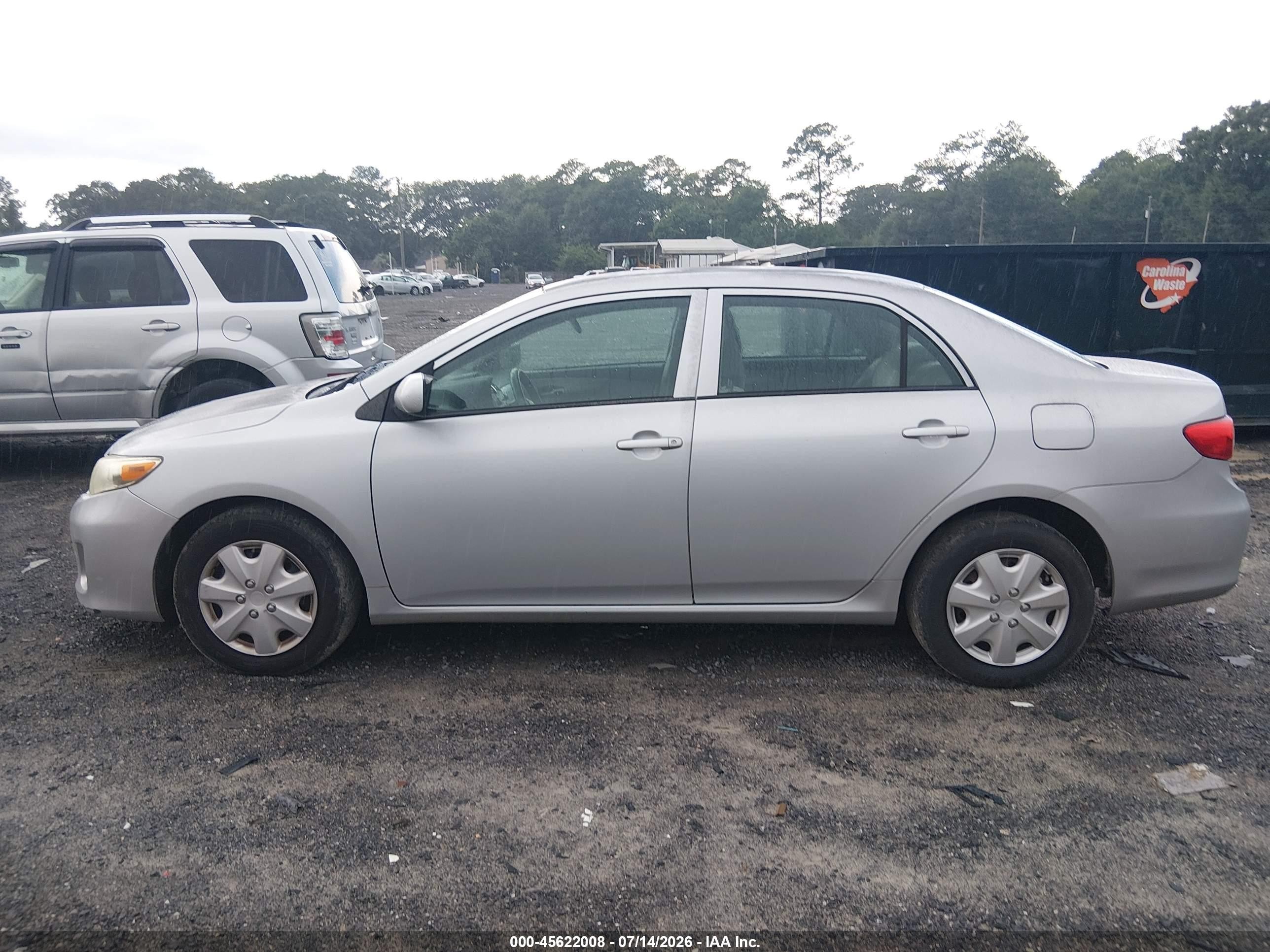 2012 Toyota Corolla L Silver vin: 2T1BU4EE8CC894610