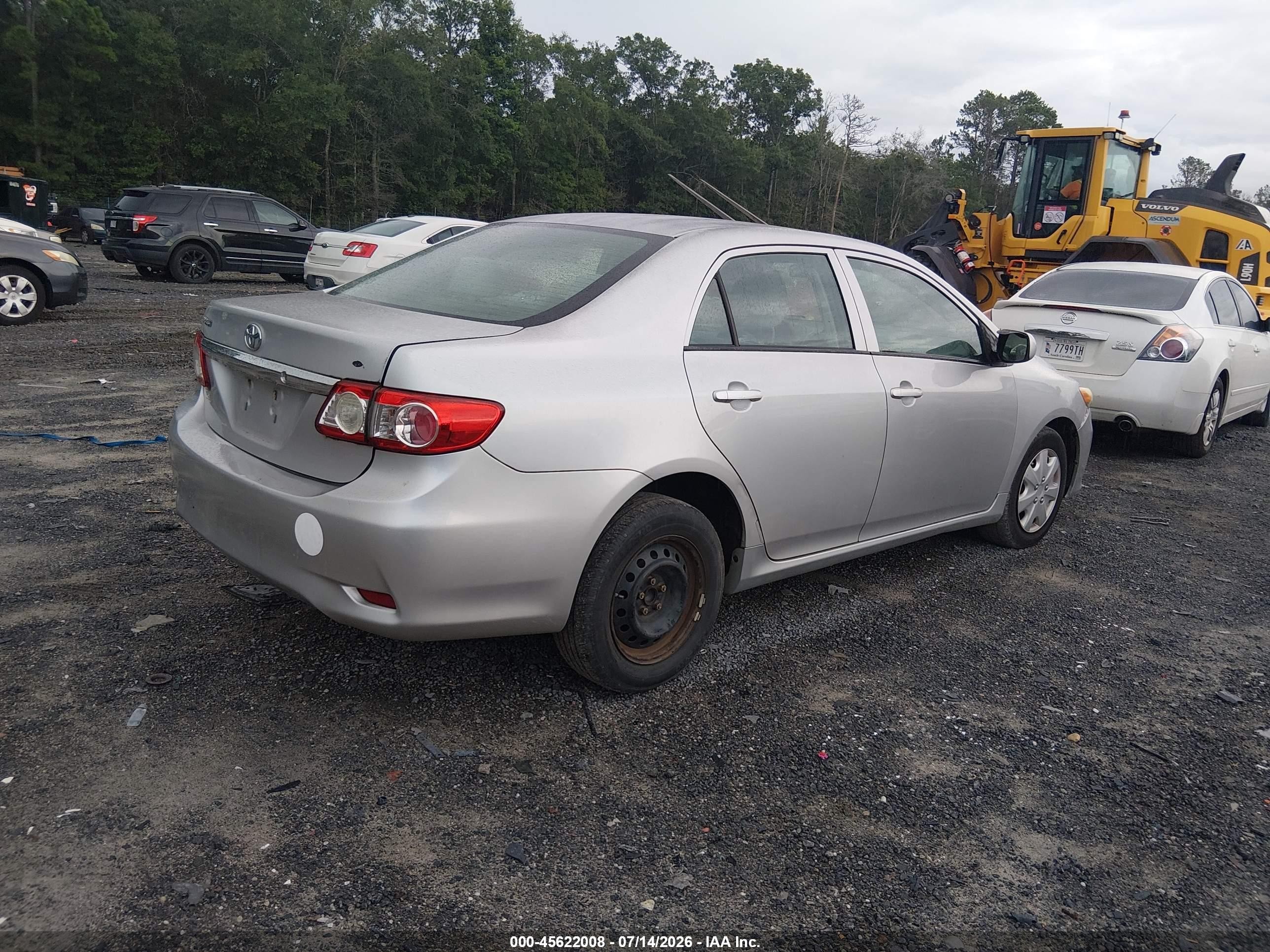 2012 Toyota Corolla L Silver vin: 2T1BU4EE8CC894610