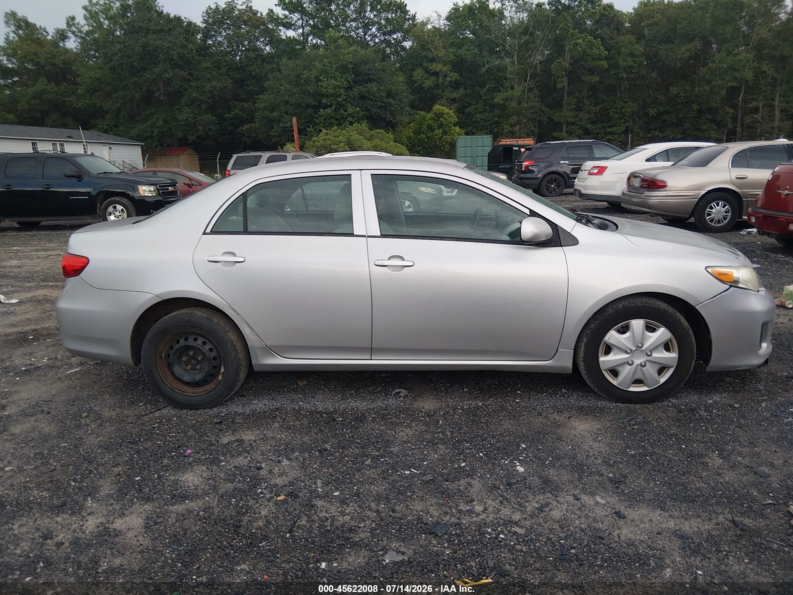 2012 Toyota Corolla L Silver vin: 2T1BU4EE8CC894610