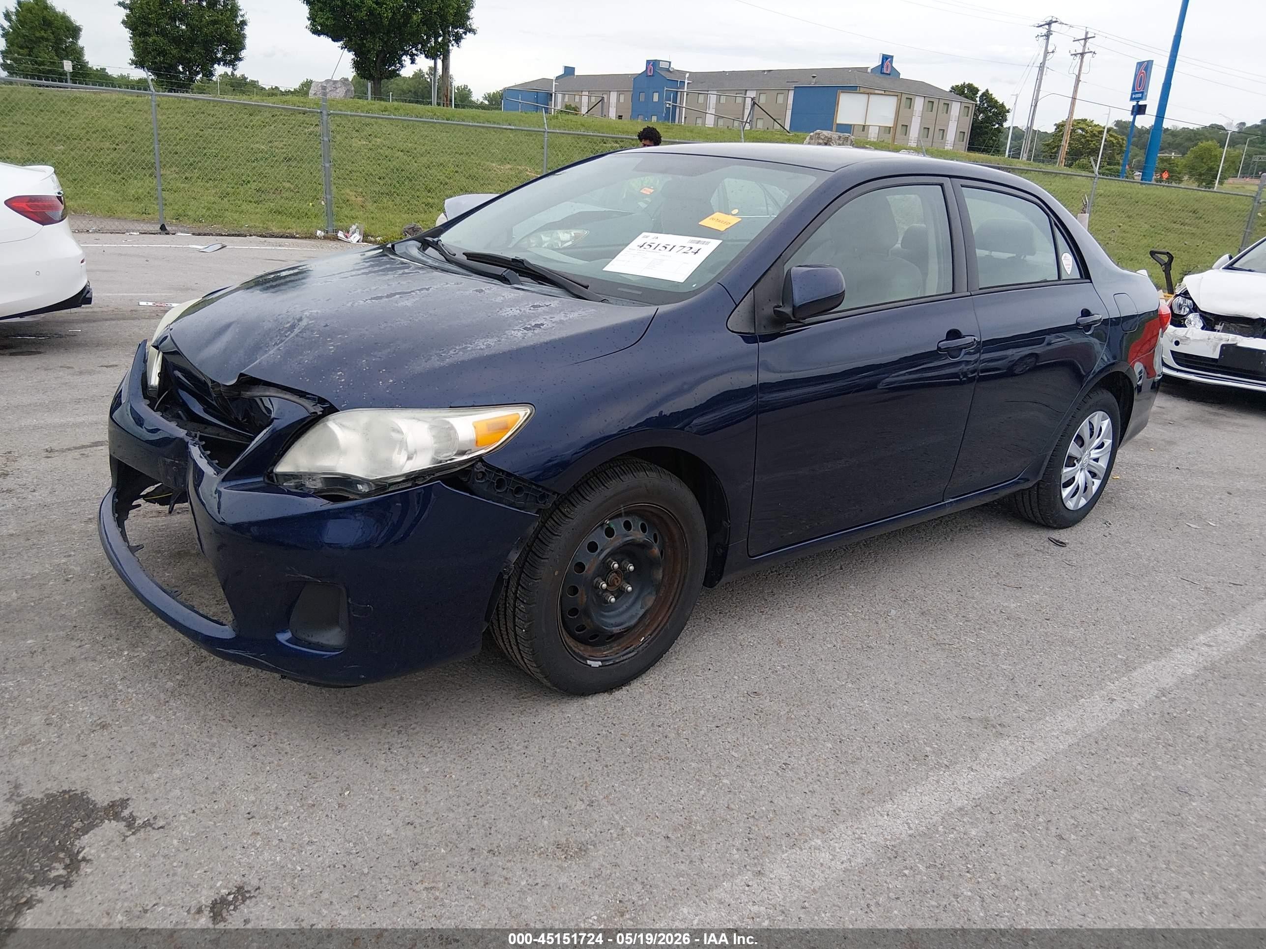 2012 Toyota Corolla Le Синий vin: 2T1BU4EE8CC915293