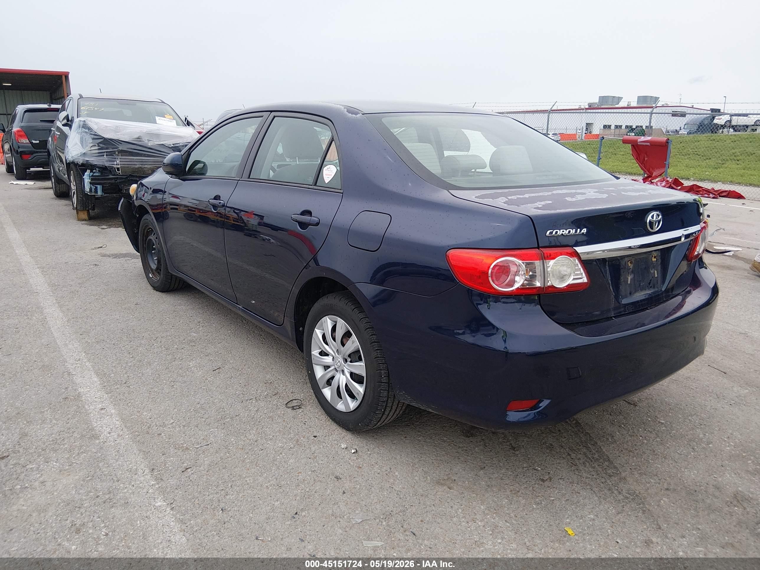 2012 Toyota Corolla Le Синий vin: 2T1BU4EE8CC915293