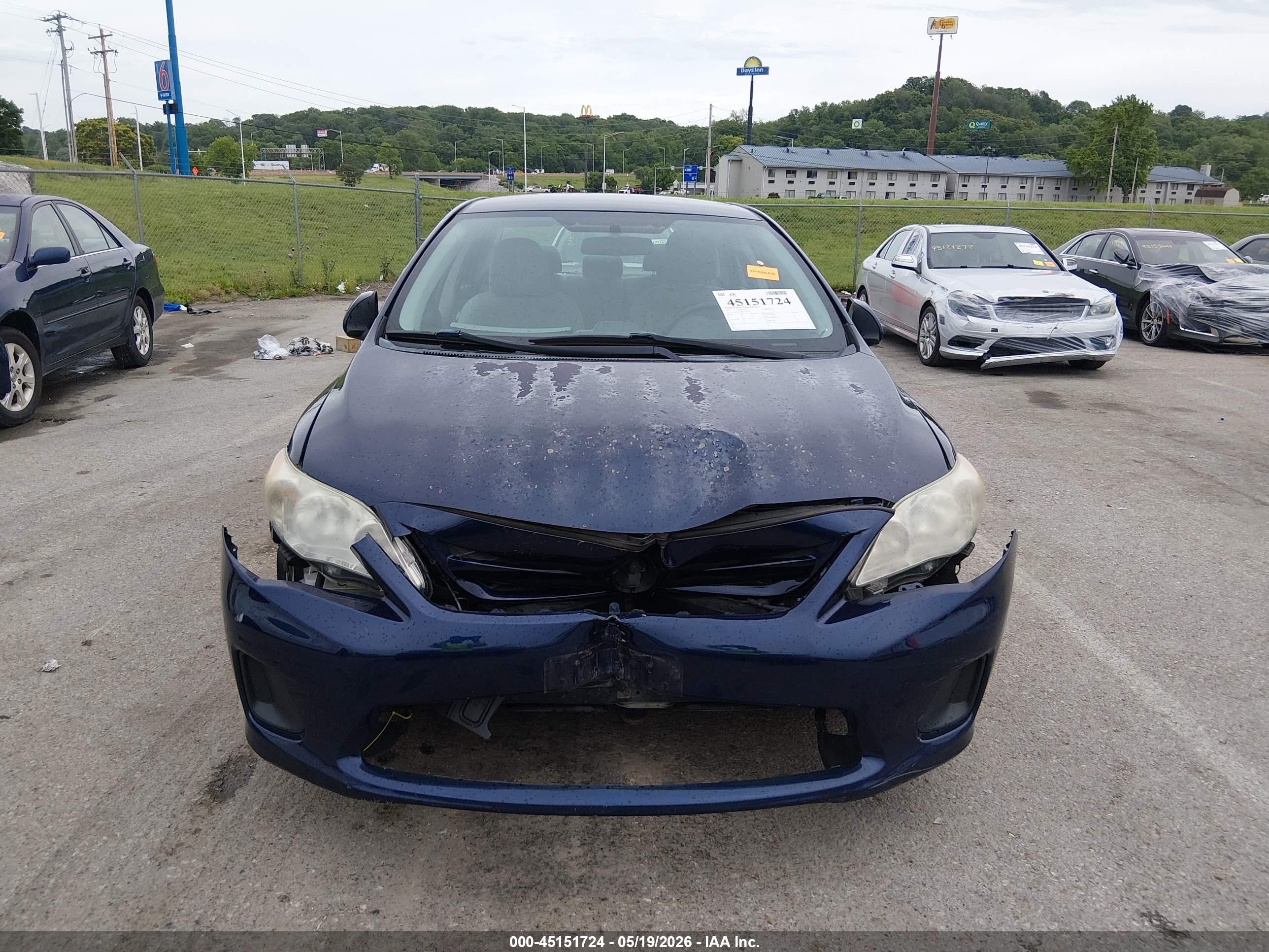 2012 Toyota Corolla Le Синий vin: 2T1BU4EE8CC915293