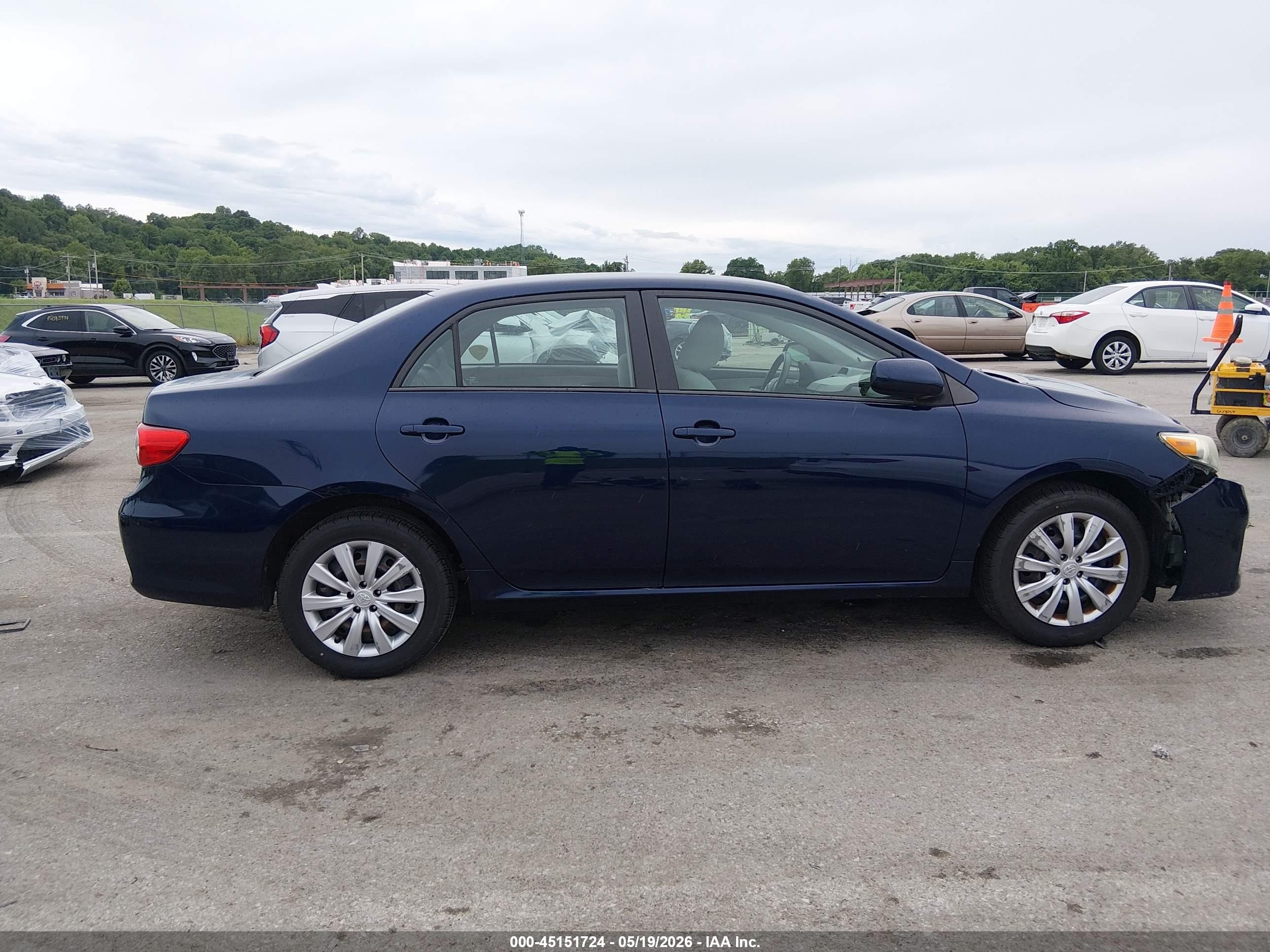 2012 Toyota Corolla Le Синий vin: 2T1BU4EE8CC915293