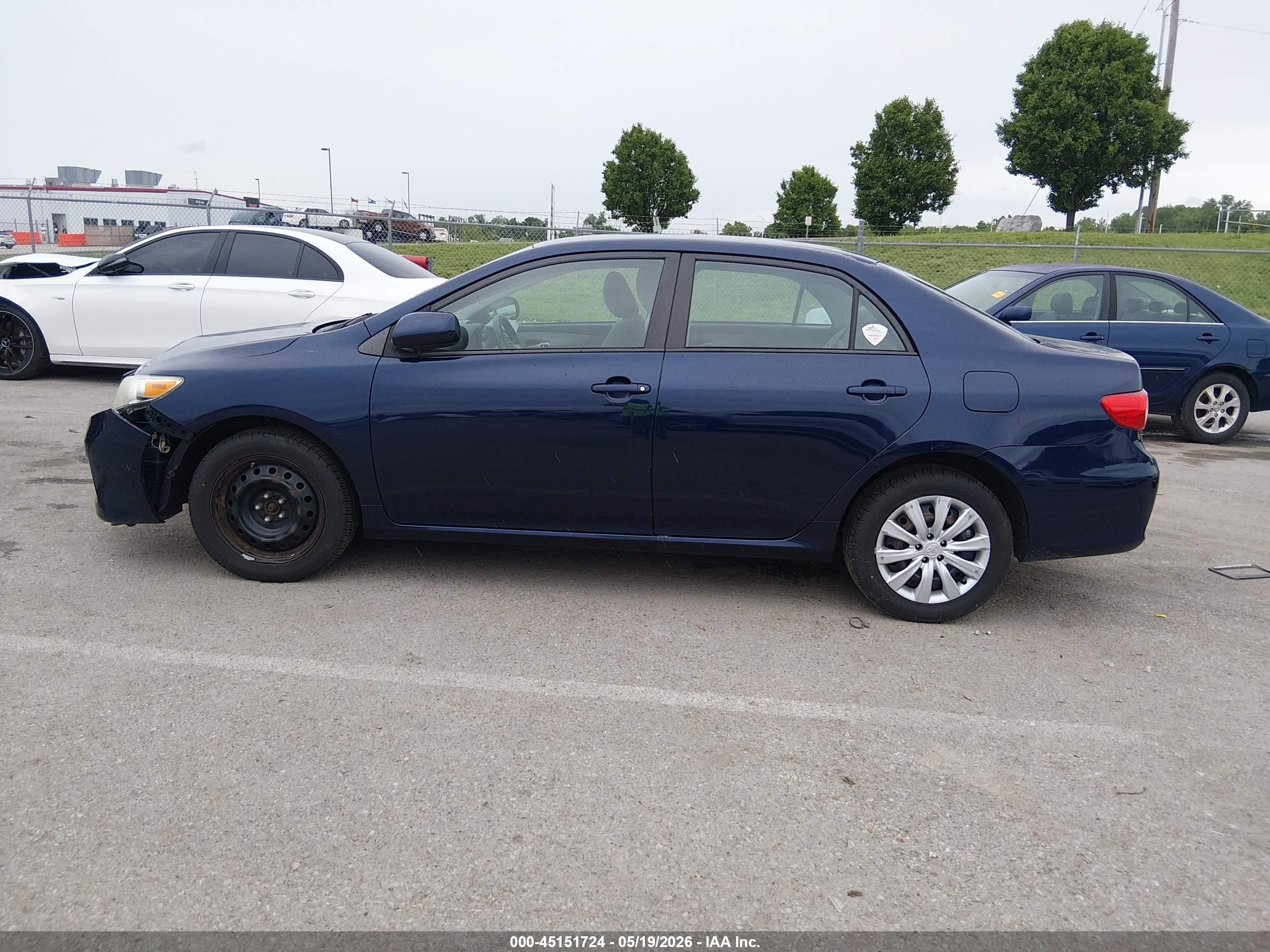 2012 Toyota Corolla Le Синий vin: 2T1BU4EE8CC915293